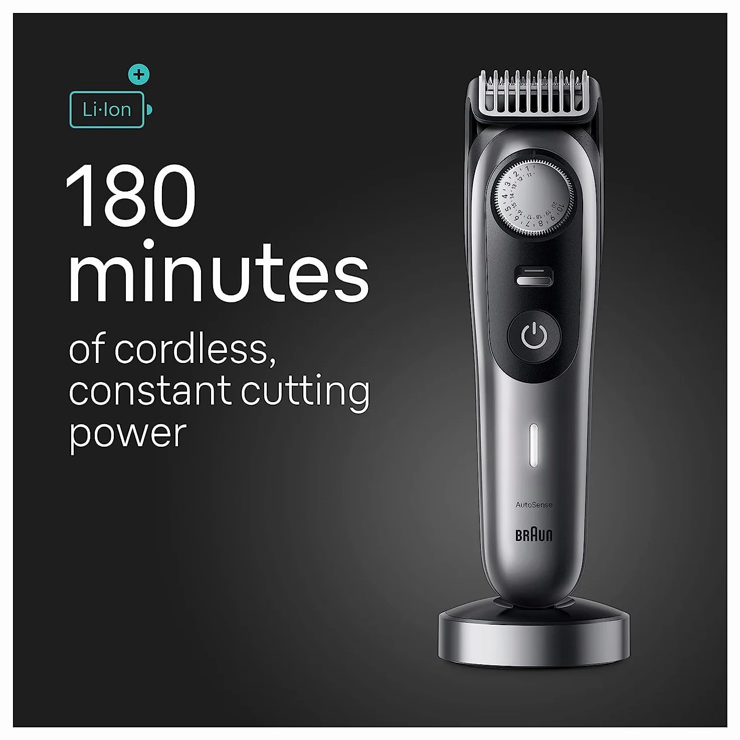 Braun Series 9 4210201448495 Golarka, Czarny, 40 długości