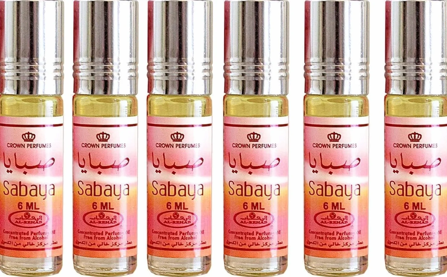 Sabaya Perfume Oil - 6 x 6ml Al Rehab