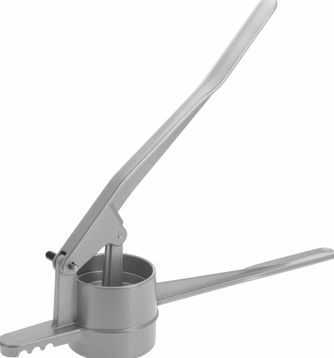 Westmark Prasa do ziemniaków i makaronu, Specjalne oczka do wyrobu domowego makaronu, Odlew aluminiowy, Długość: 41 cm, Spätzlepress, Srebrna, 61202260