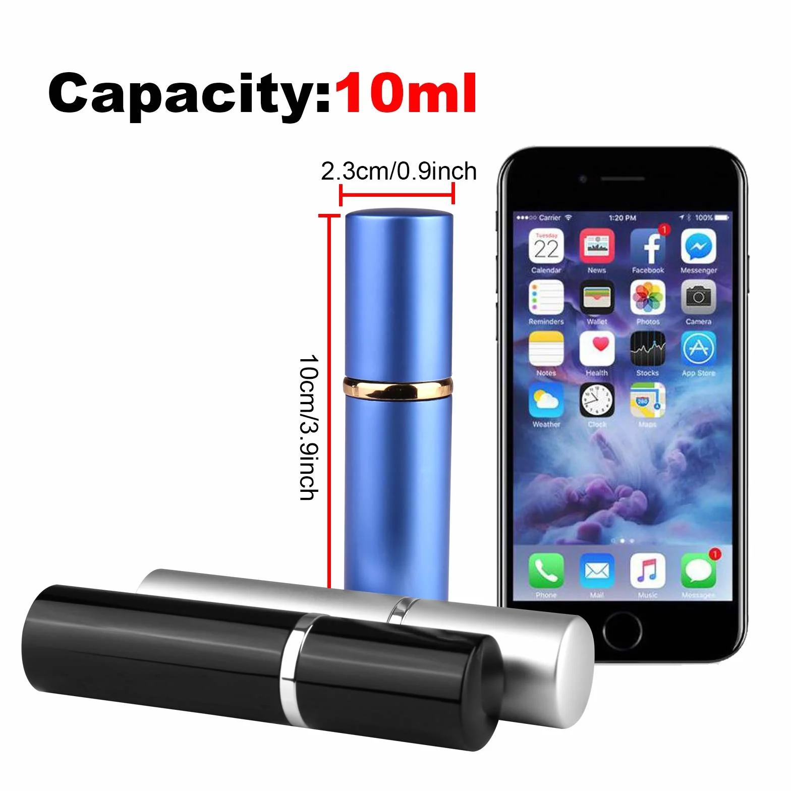 Atomizer do perfum, 3 szt., 10 ml, rozpylacze z aluminium, butelka z lejkiem i pipetą dla kobiet i mężczyzn, przenośna w podróży