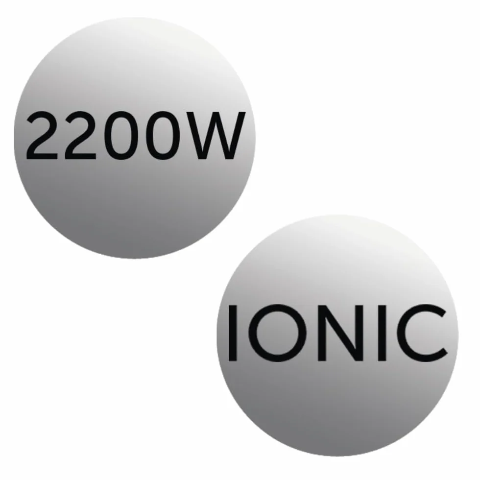 Remington suszarka do włosów z jonizacją, 3 ust. nagrzewania i 2 ust. nawiewu, koncentrator i dyfuzor, zimny nawiew, pierścień ceramiczny, moc 2200W, czarna, Ionic Dry D3198