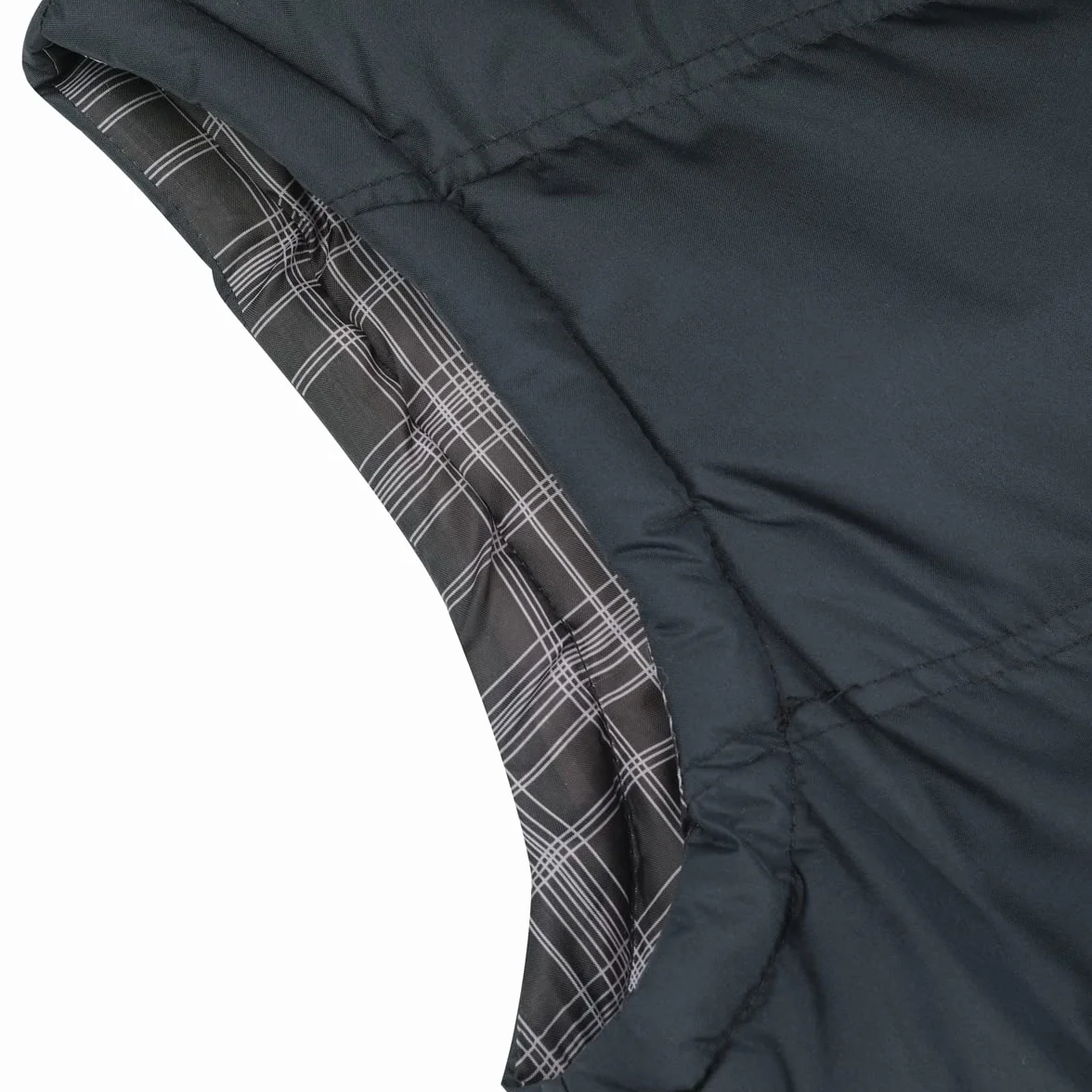 YOUTHUP Męskie kamizelki na co dzień outdoorowe pikowany ocieplacz na ciało zimowy płaszcz bez rękawów Bodywarmer