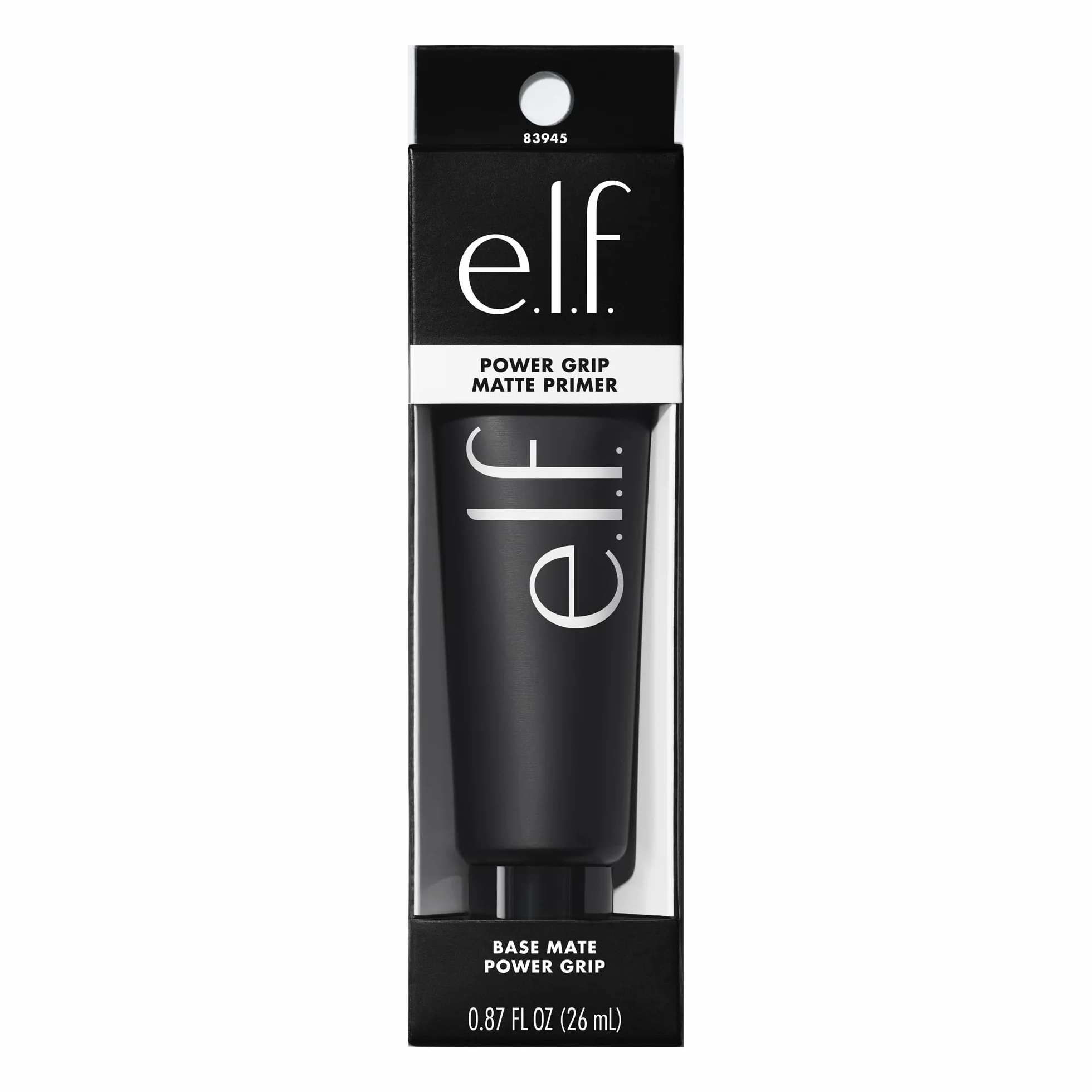 e.l.f. Power Grip matowy podkład o matowym wykończeniu i długim okresie użytkowania, odpowiedni do wszystkich rodzajów skóry, nasycony mieszanką cytrynowego, wegańskiego i wolnego od okrucieństwa