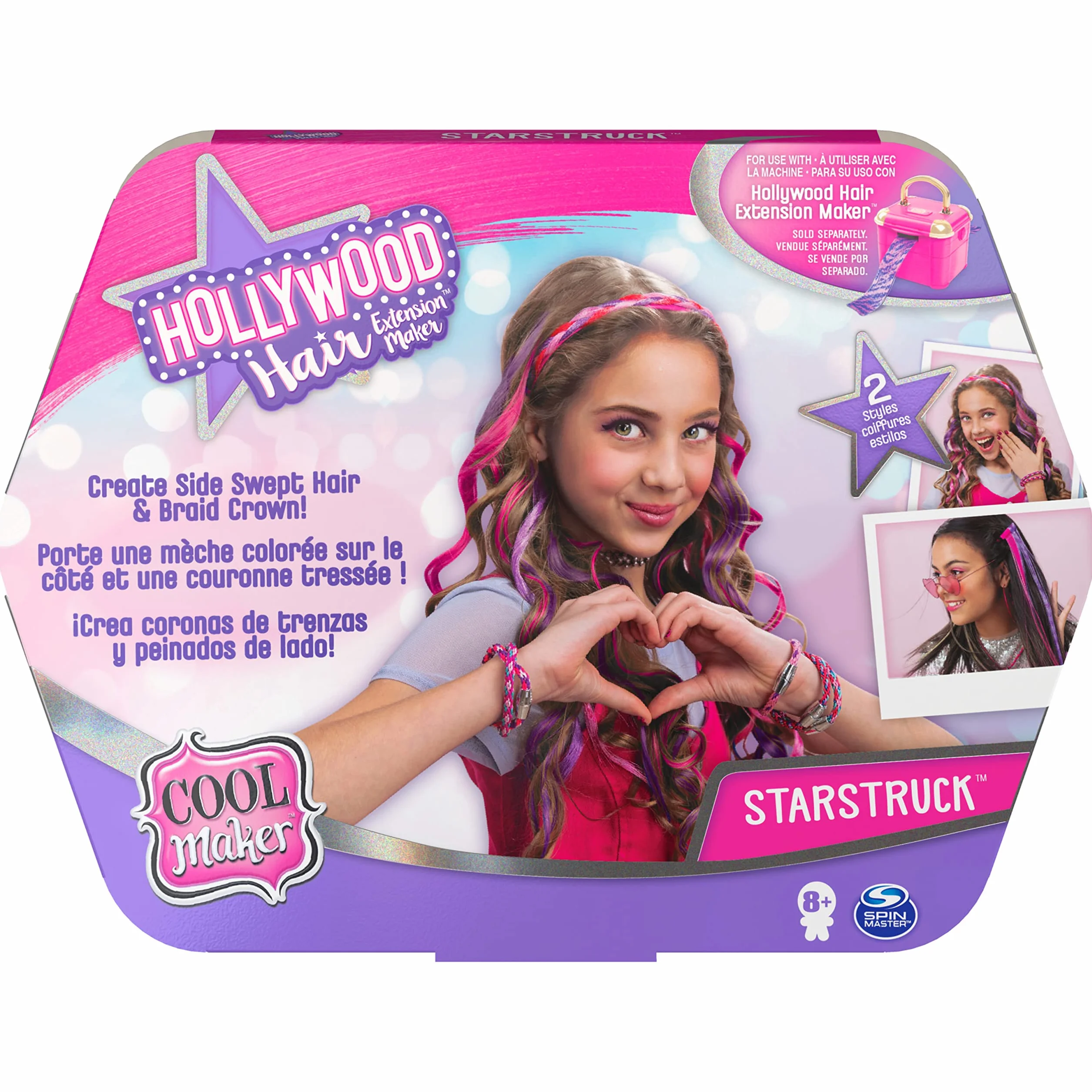 Cool Maker, Hollywood Hair zestaw uzupełniający do salonu fryzjerskiego, dla dzieci od 8 lat