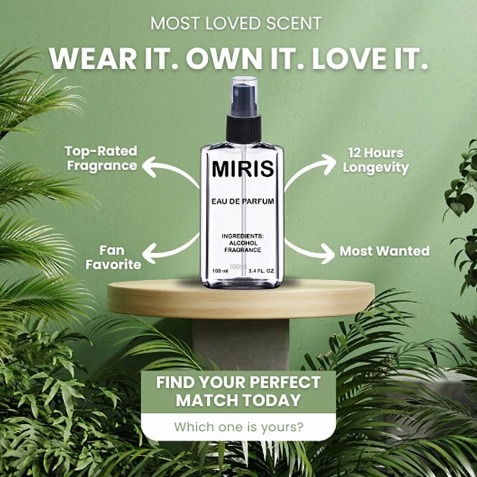 MIRIS Nr 340151, Flor Gorguz Garden, Długi czas trwania, Perfumy dla Kobiet, Spray 100 ml