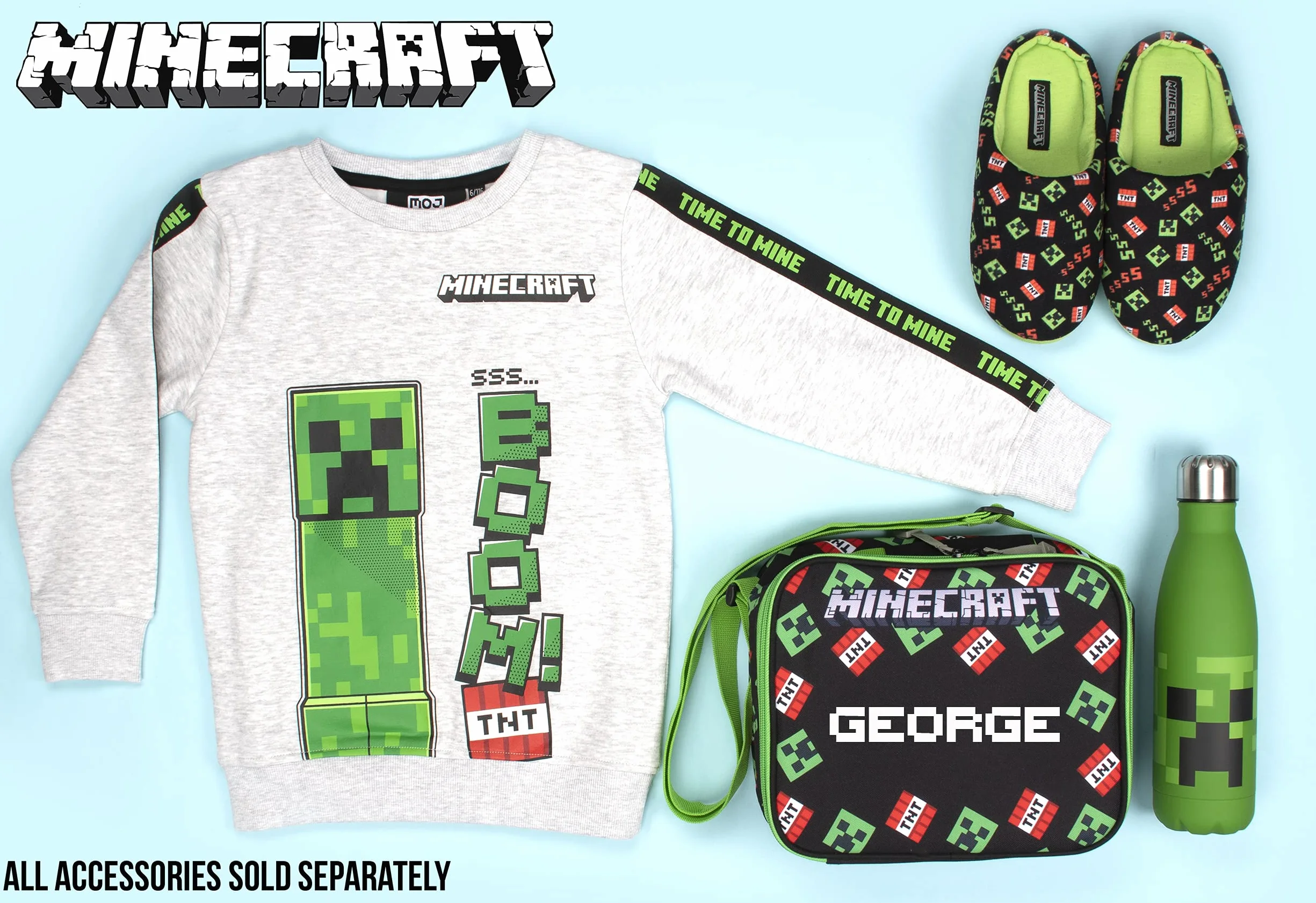 Minecraft - Bluza Prezenty Dla Chłopców Top - Towar Do Gier Urodzinowa Gra Tshirt Towar - Wiek 5-12