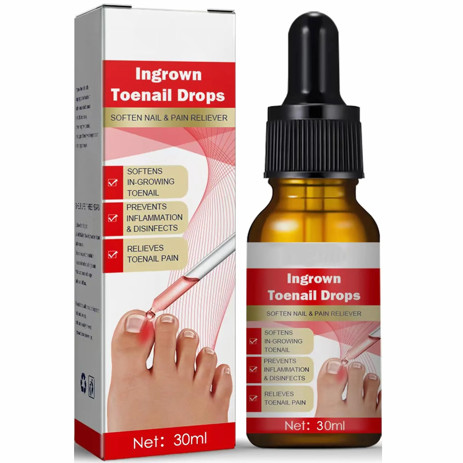 Olejki do pielęgnacji wrastających paznokci - Leczenie 30 ml