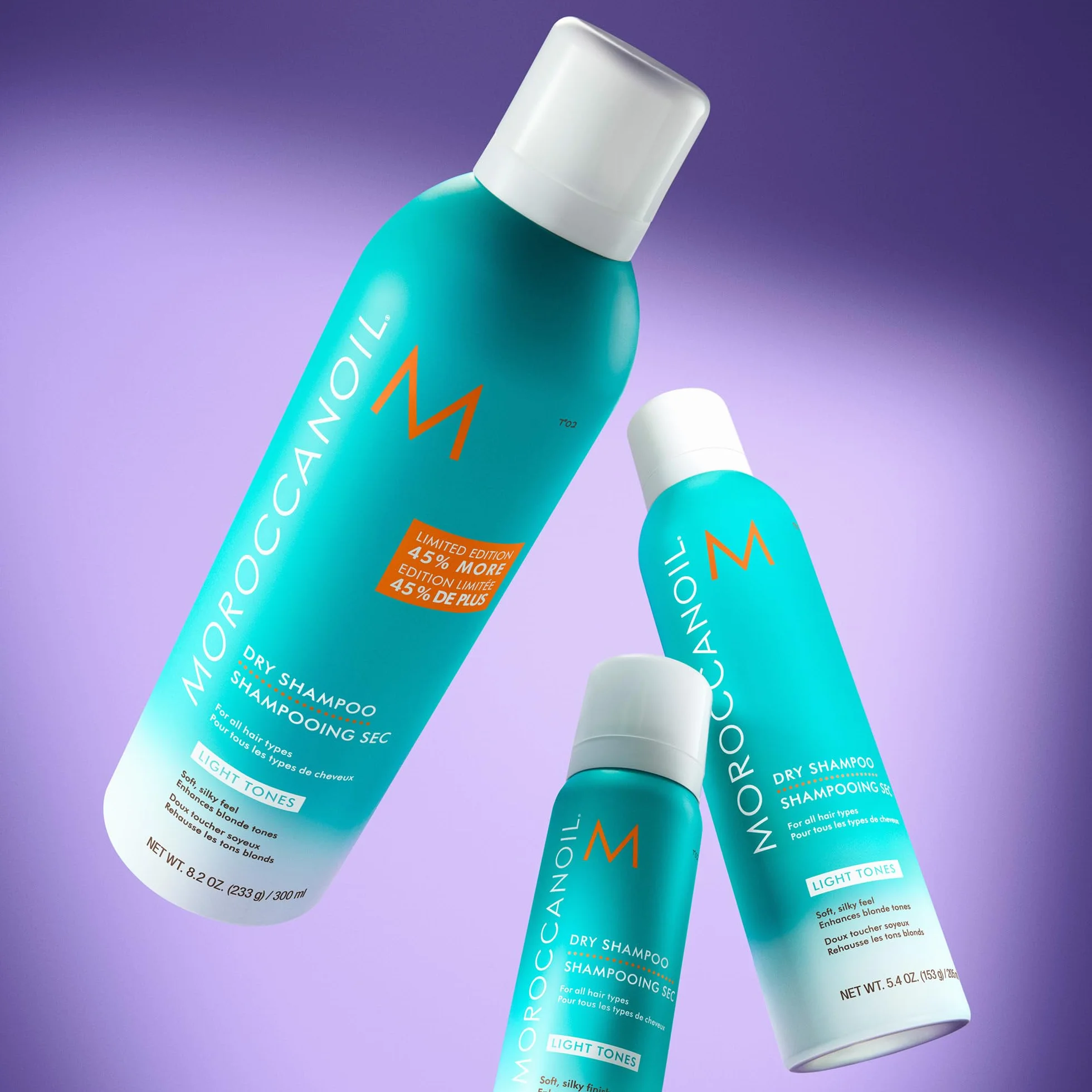 Moroccanoil Suchy szampon do jasnych włosów 323 ml