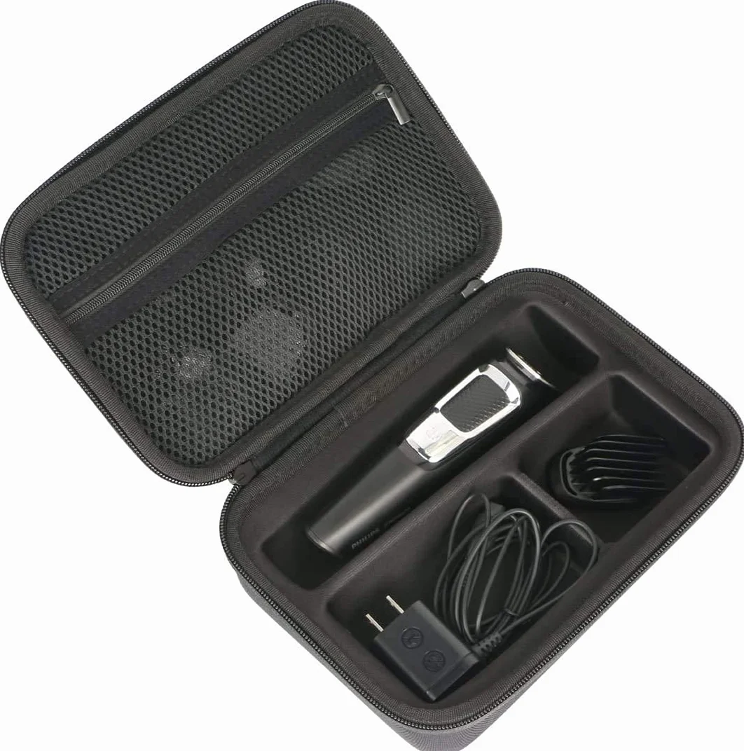 Khanka Twarde etui ochronne do Philips Series 5000 7000 9000 próżniowy trymer do brody BT5502/15 BT5200/16 BT322/14 BT3216/14 BT9297/15 etui (tylko torba)