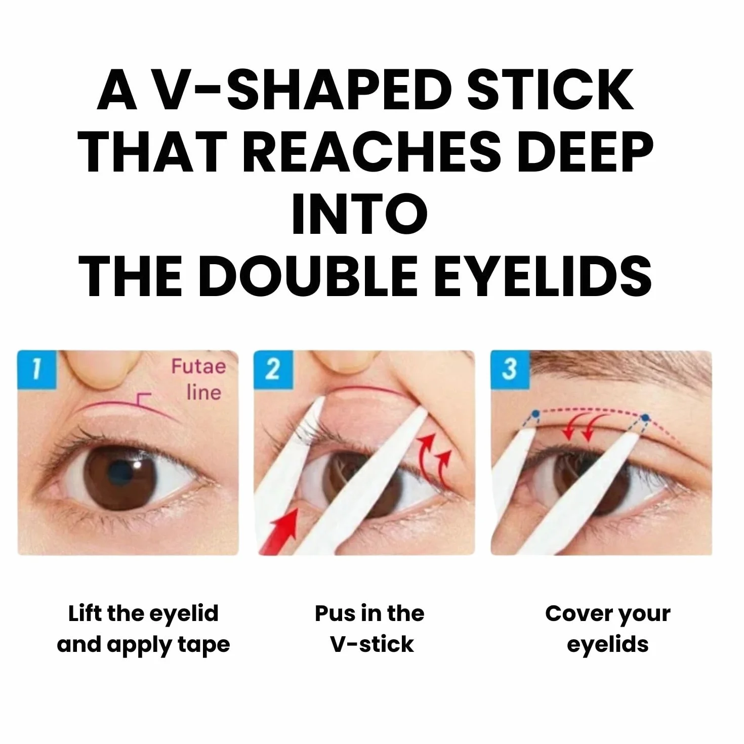 D.U.P 120 Piece Wonder Eyelid Tape Extra Eye Makeup, 1.1 Ounce