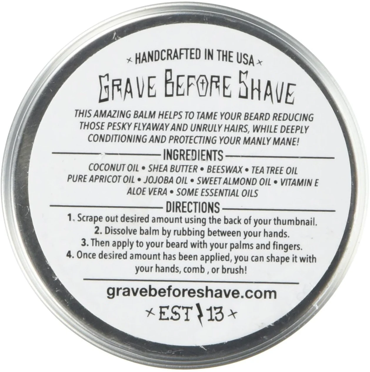 Grave Before Shave Balsam do brody z mieszanki cygar (zapach cygara/wanilii) (56 g.)