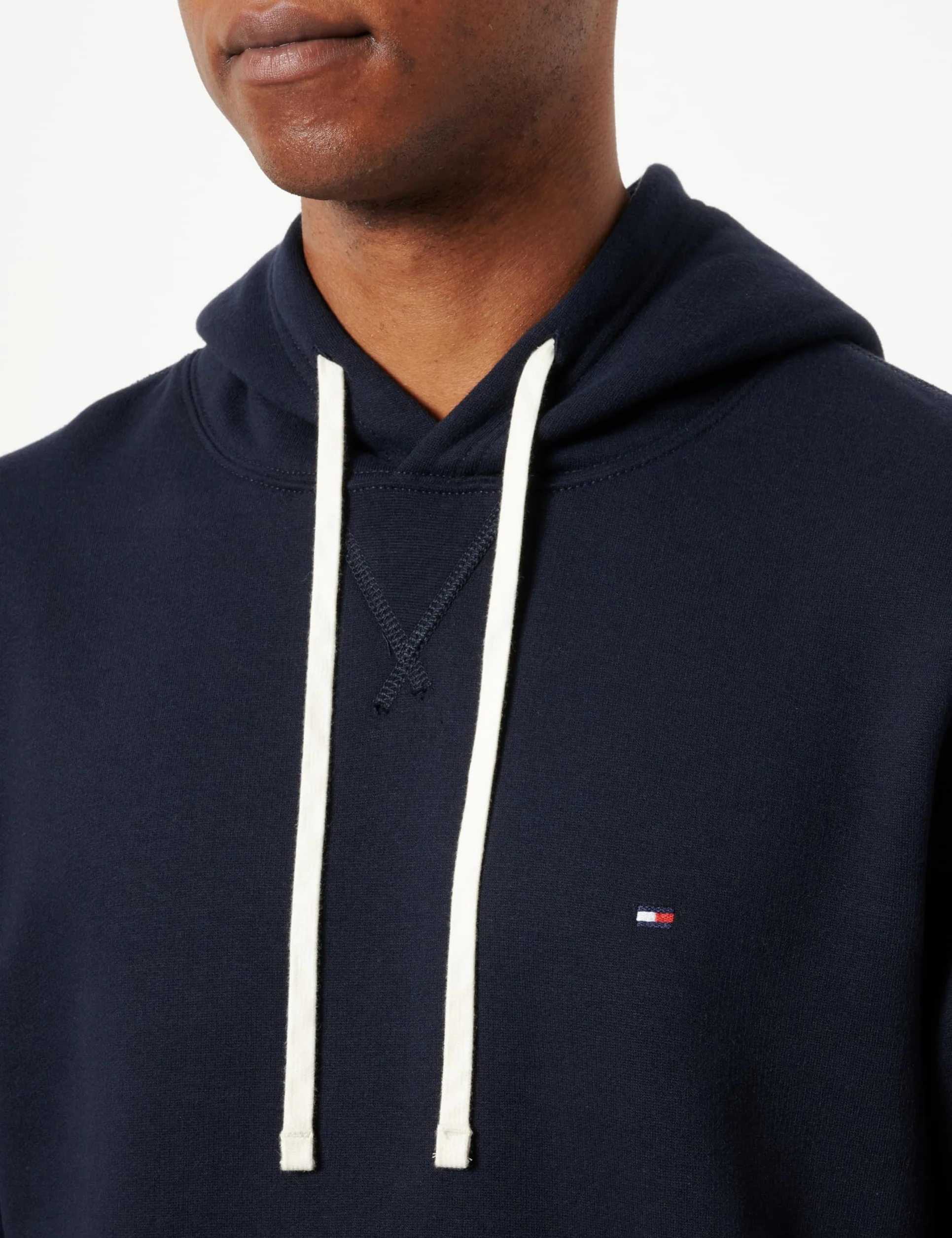 Tommy Hilfiger Męska bluza z kapturem ESSENTIAL MW0MW37230, niebieska, L, Niebieski (pustynne niebo), L