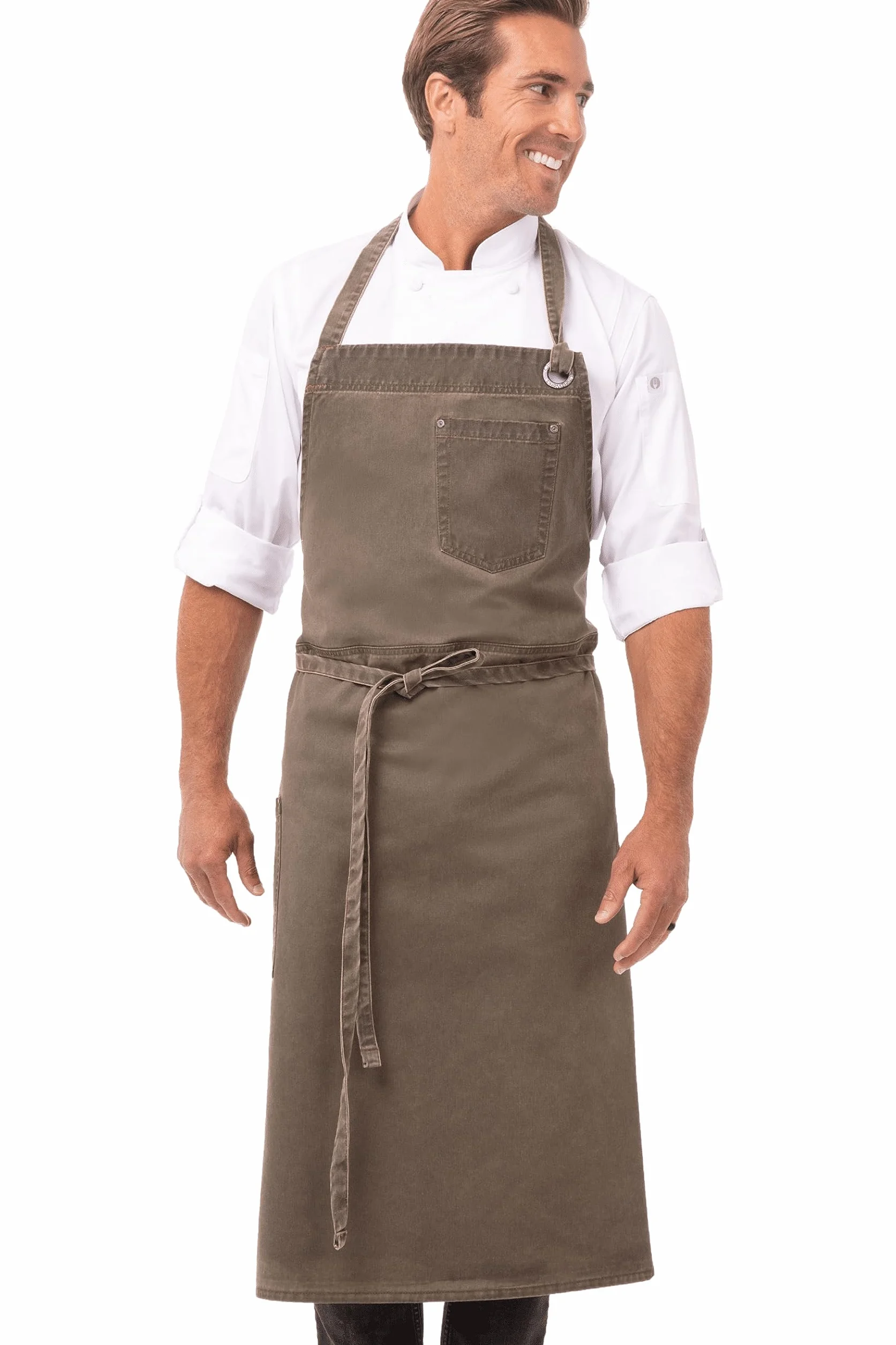 Chef Works Dorset Chefs fartuch na szelkach (ABCAQ004)