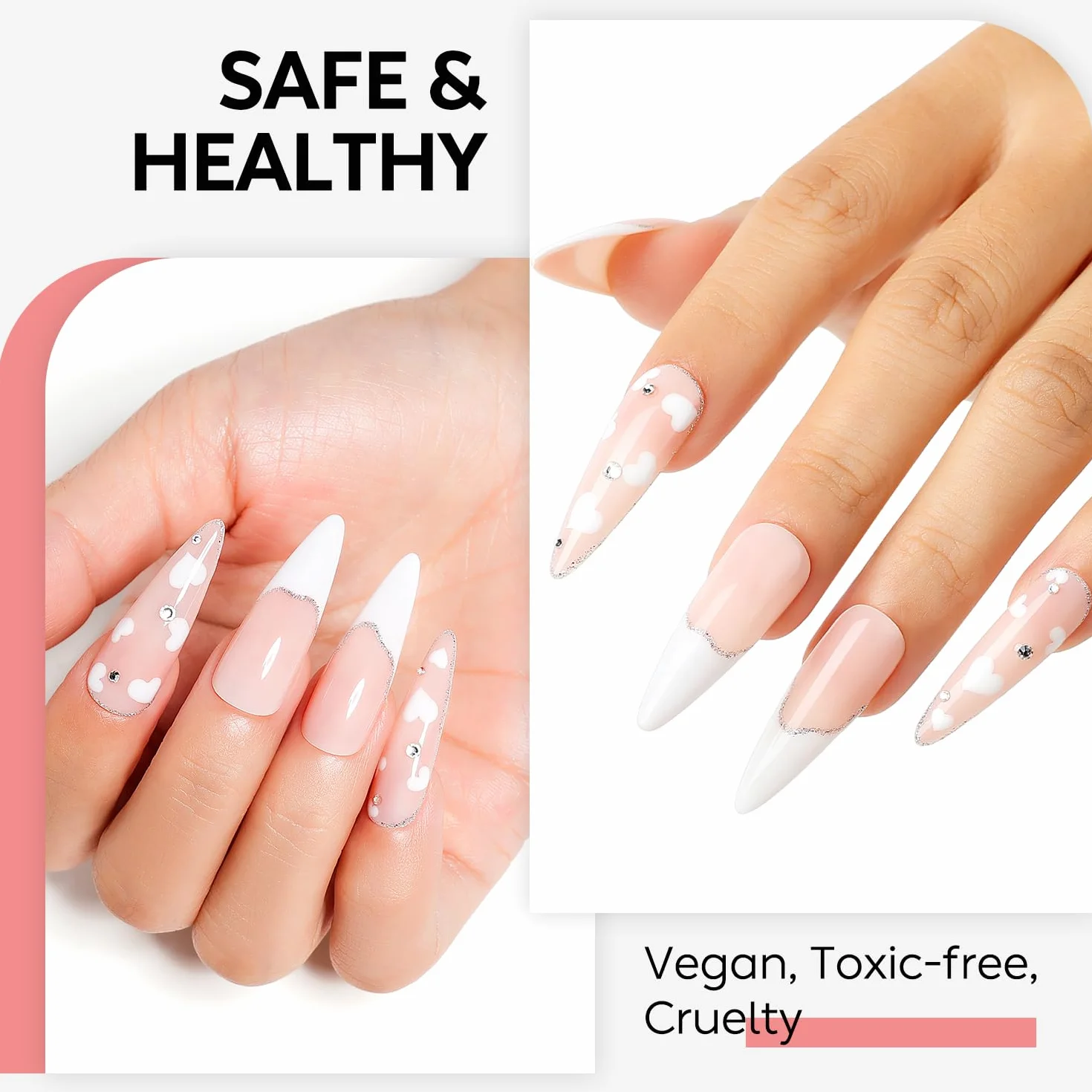 AIMEILI Nail Prep i podkład i lakier nawierzchniowy do żelu, dehydratora i podkładu i lakieru półtrwałego do paznokci zestaw 4 x 10 ml