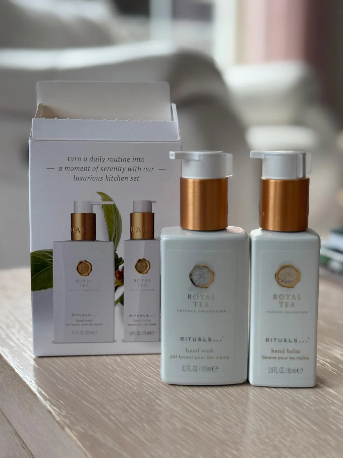 Rituals - Private Collection Royal Tea Travel Set * Mydło do rąk 110 ml + balsam do rąk 85 ml