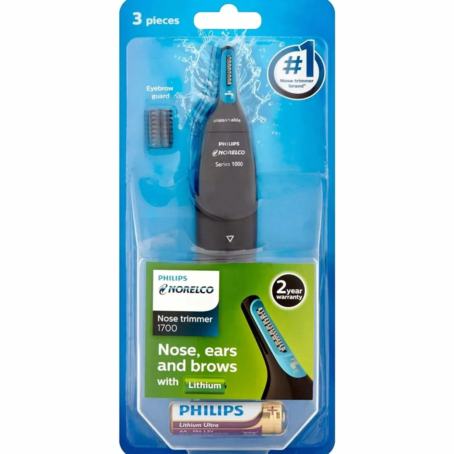 Philips Norelco NT1700 trymer do nosa, uszu, brwi Series 1000