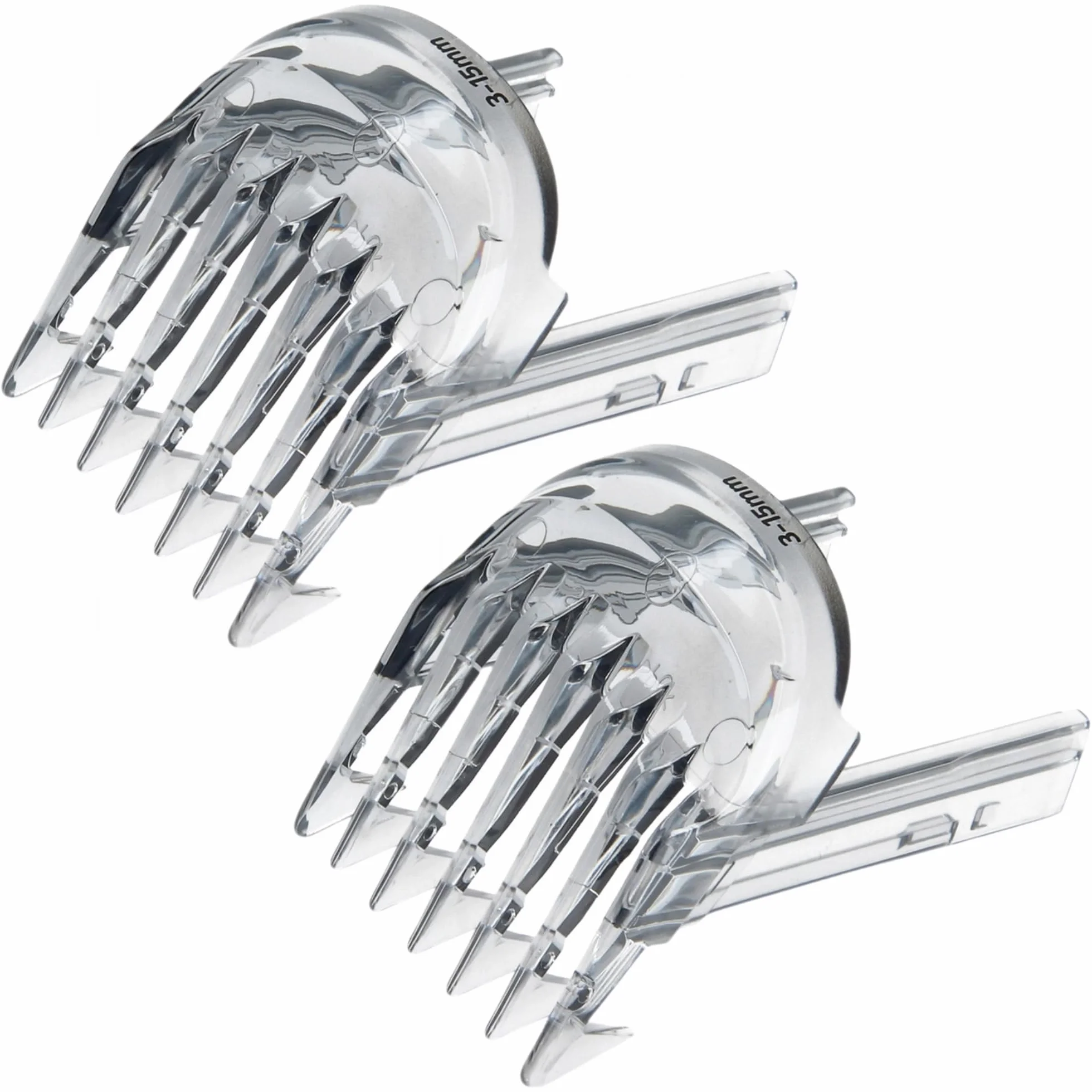 2x nasadka nakładka grzebieniowa 3-15 mm do trymera kompatybilna z Philips CRP888 HC5610 HC5612 HC5613 HC5630 HC5632 HC5633 HC5650 HC5690 HC5691 HC7650
