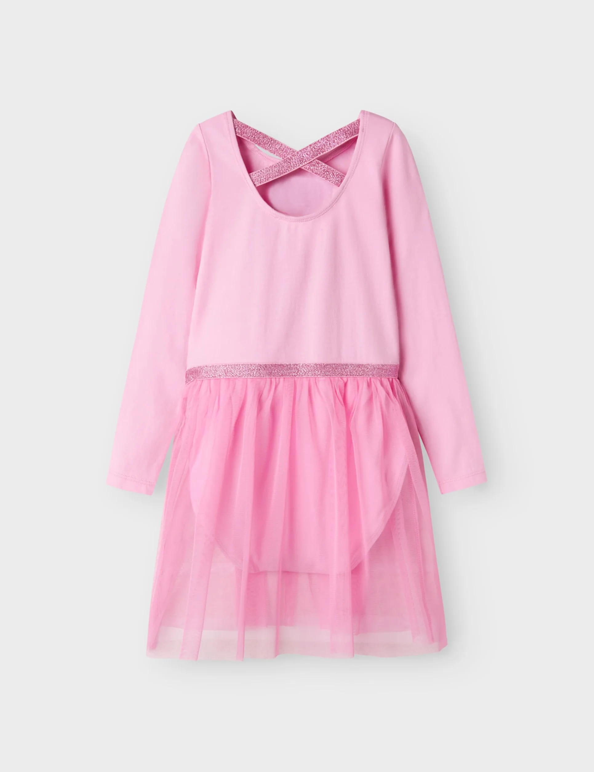 NAME IT Dziewczęce Nmfjustine Gabby Gymsuit Bfu Body, Pastel Lavender, 98