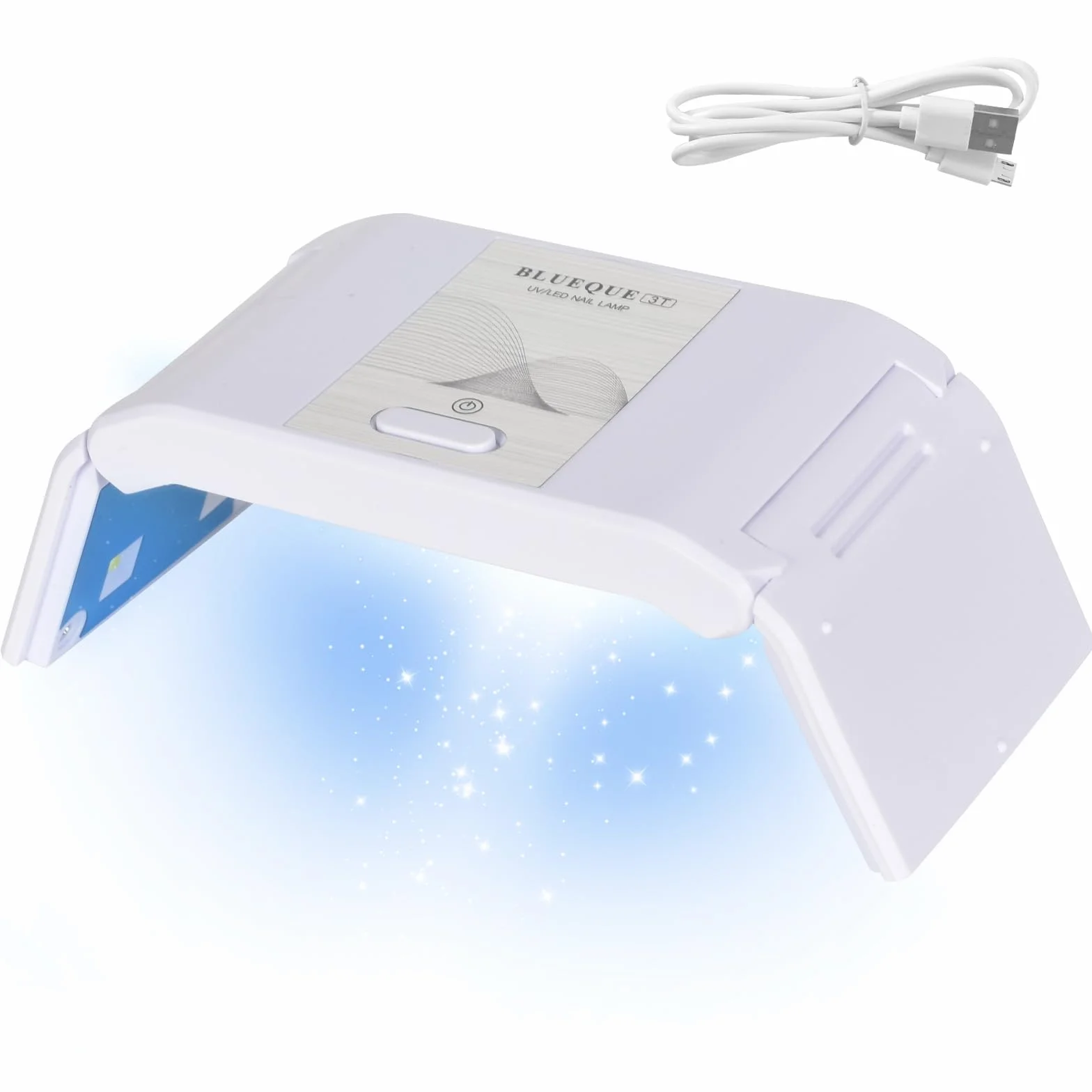 Colexy 36 W LED suszarka do paznokci – przenośna lampa LED UV do paznokci żelowych, szelakowych (biała)