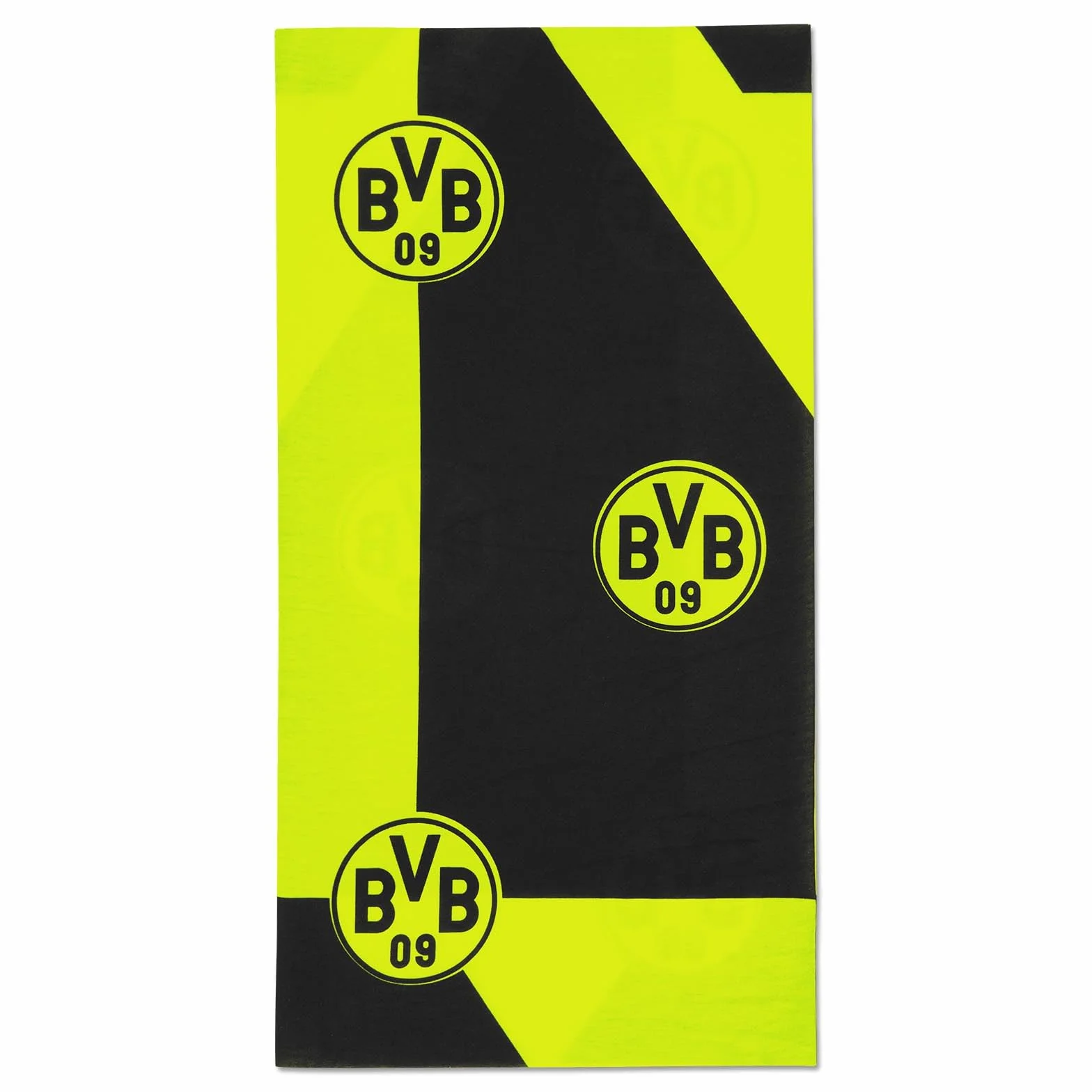 BVB chusta wielofunkcyjna neonowa: uniwersalna chusta na szyję, szyję i głowę, idealna do aktywności na świeżym powietrzu, takich jak wędrówki, jogging, jazda na rowerze; dobrze rozpoznawalna dzięki
