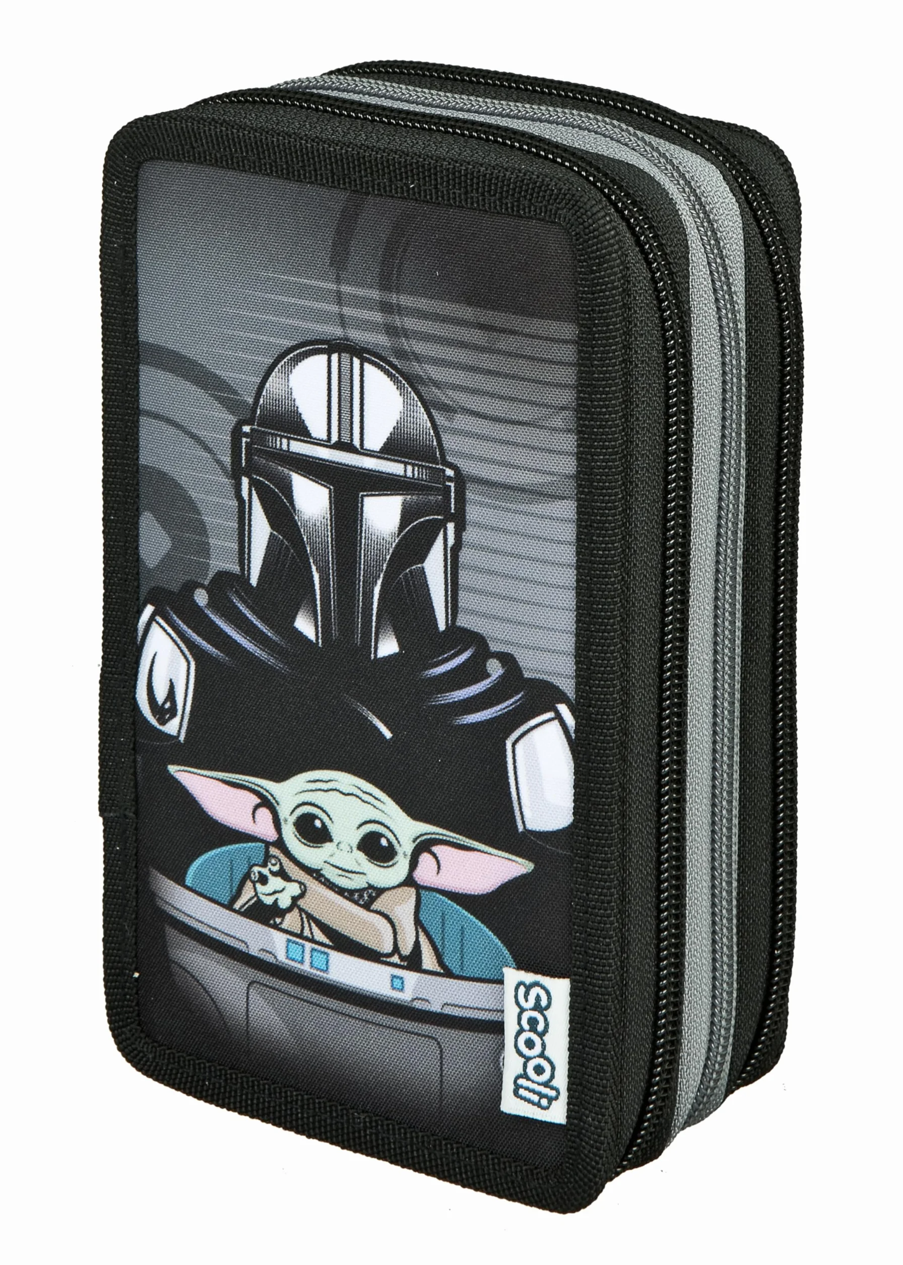 Scooli - Tripledecker Star Wars - Piórnik wypełniony wysokiej jakości długopisami i akcesoriami - Idealny do szkoły, na czas wolny i w podróży - od 6 lat