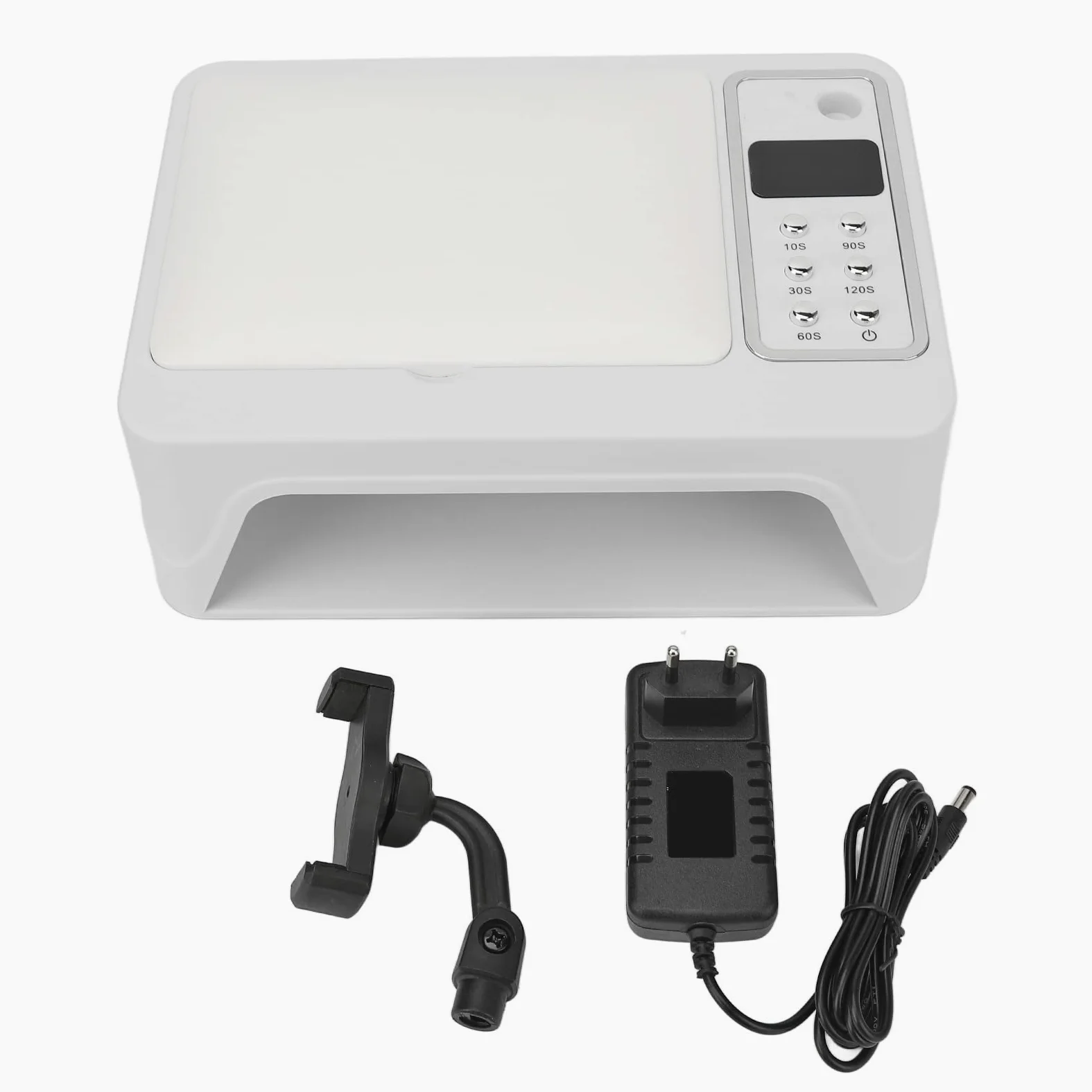 Lampa UV LED do Paznokci, Suszarka do Paznokci UV z Uchwytem na Telefon, Profesjonalna Lampa Utwardzająca do Paznokci 96 W, Przenośna Suszarka do Utwardzania Paznokci LED,