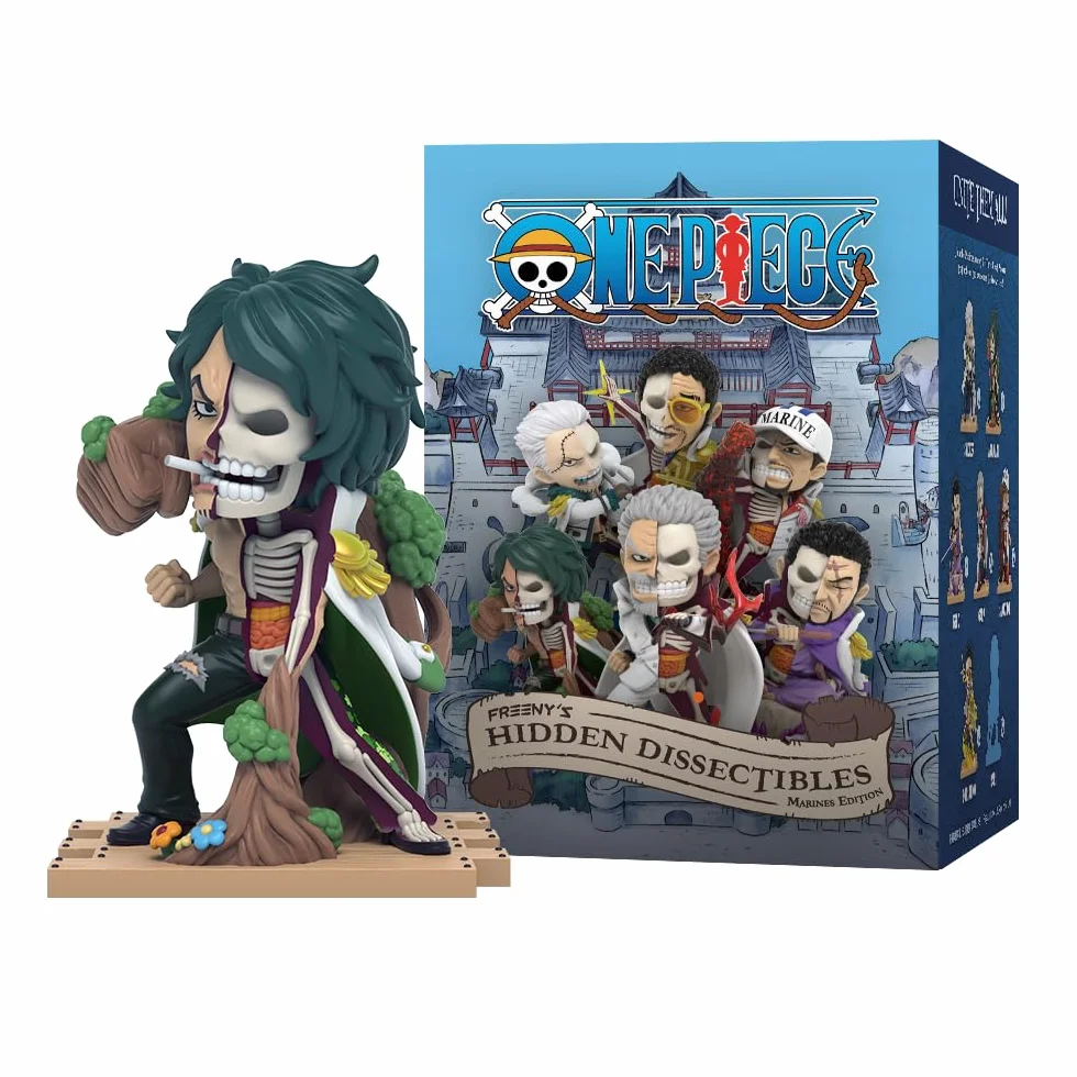Mighty Jaxx Freeny's Hidden Dissectibles One Piece Series 8 (Marines Edition) | Figurki kolekcjonerskie Blind Box, każde opakowanie zawiera losową figurkę