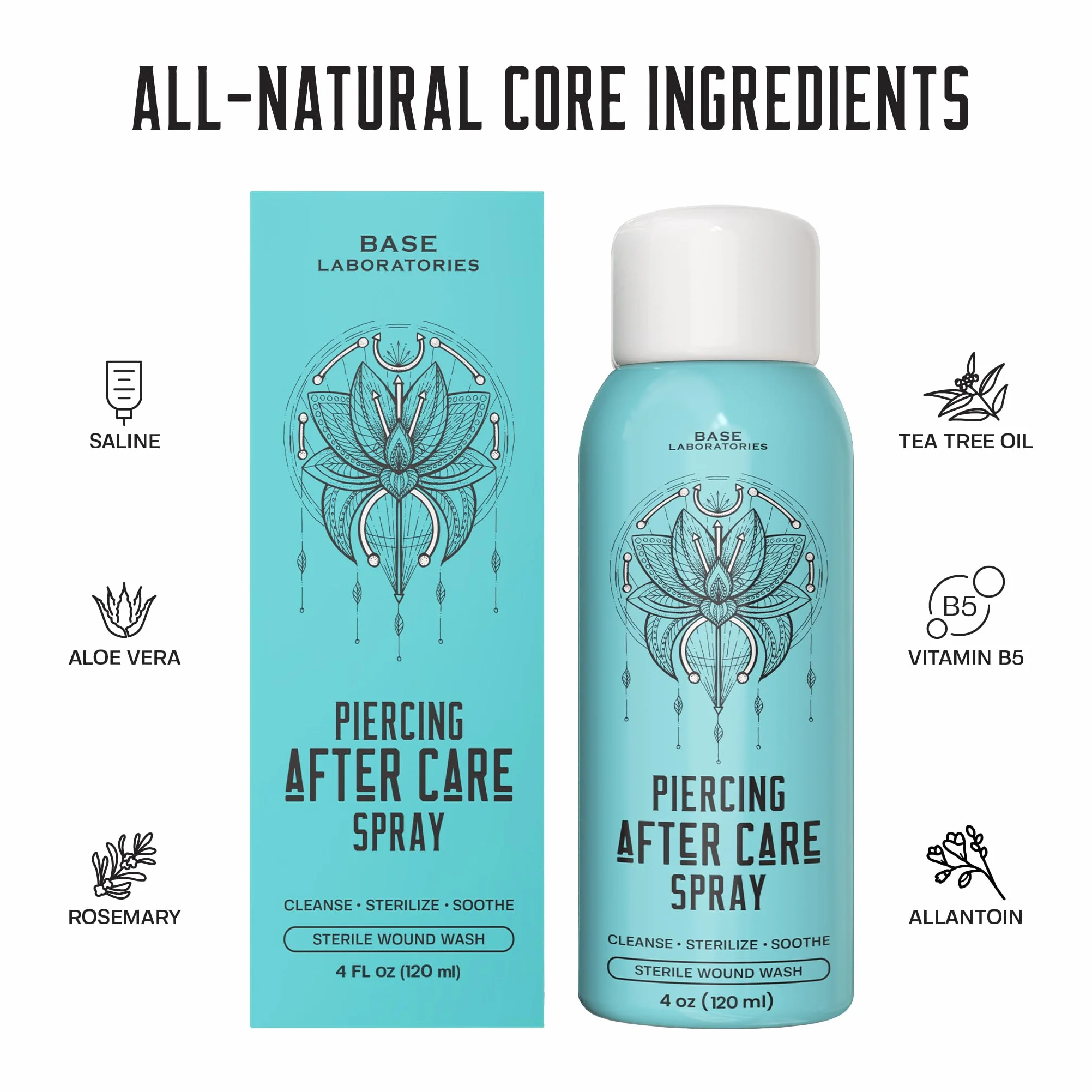 Base Labs Piercing Aftercare Spray