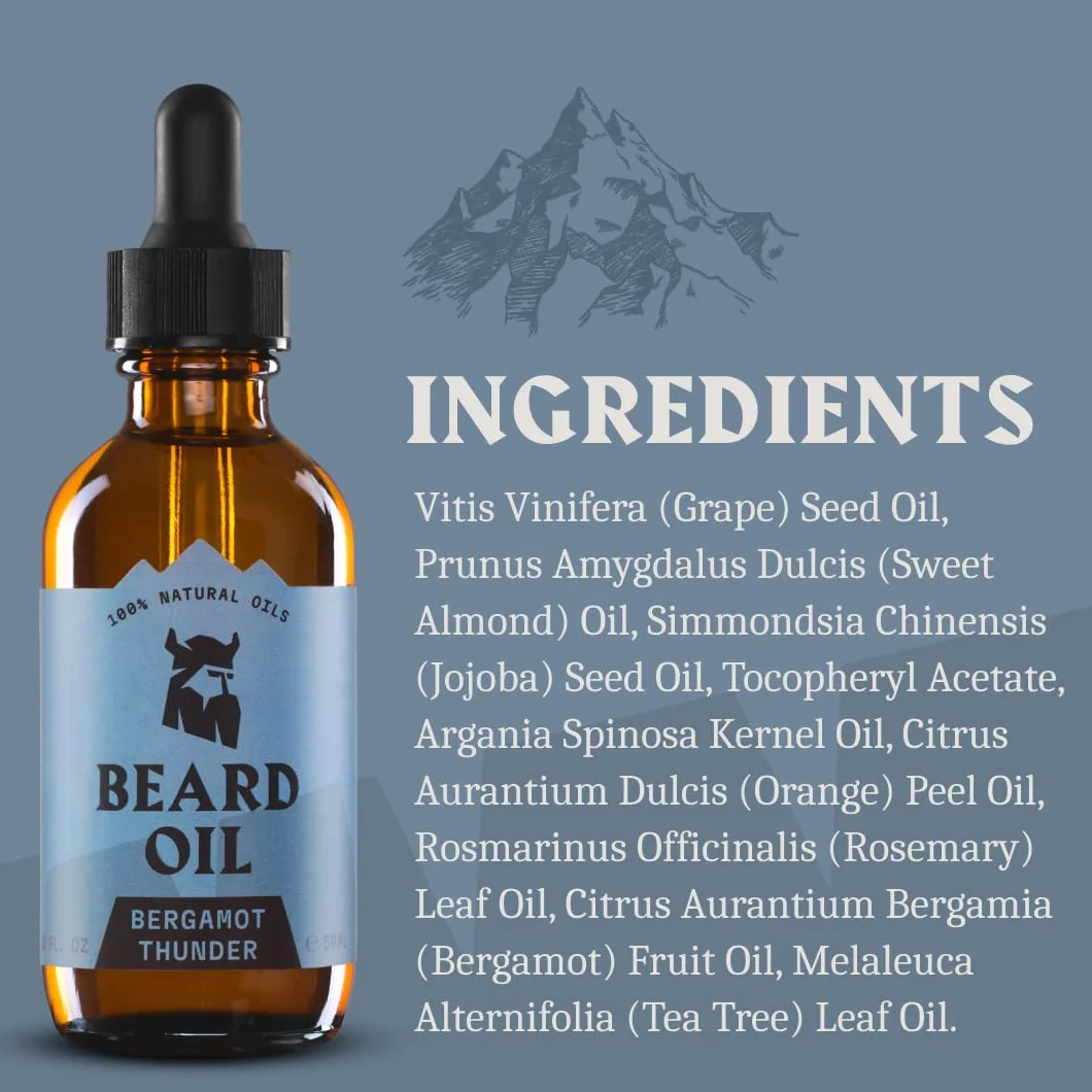 Striking Viking Olejek do brody Bergamont Thunder 2 fl oz