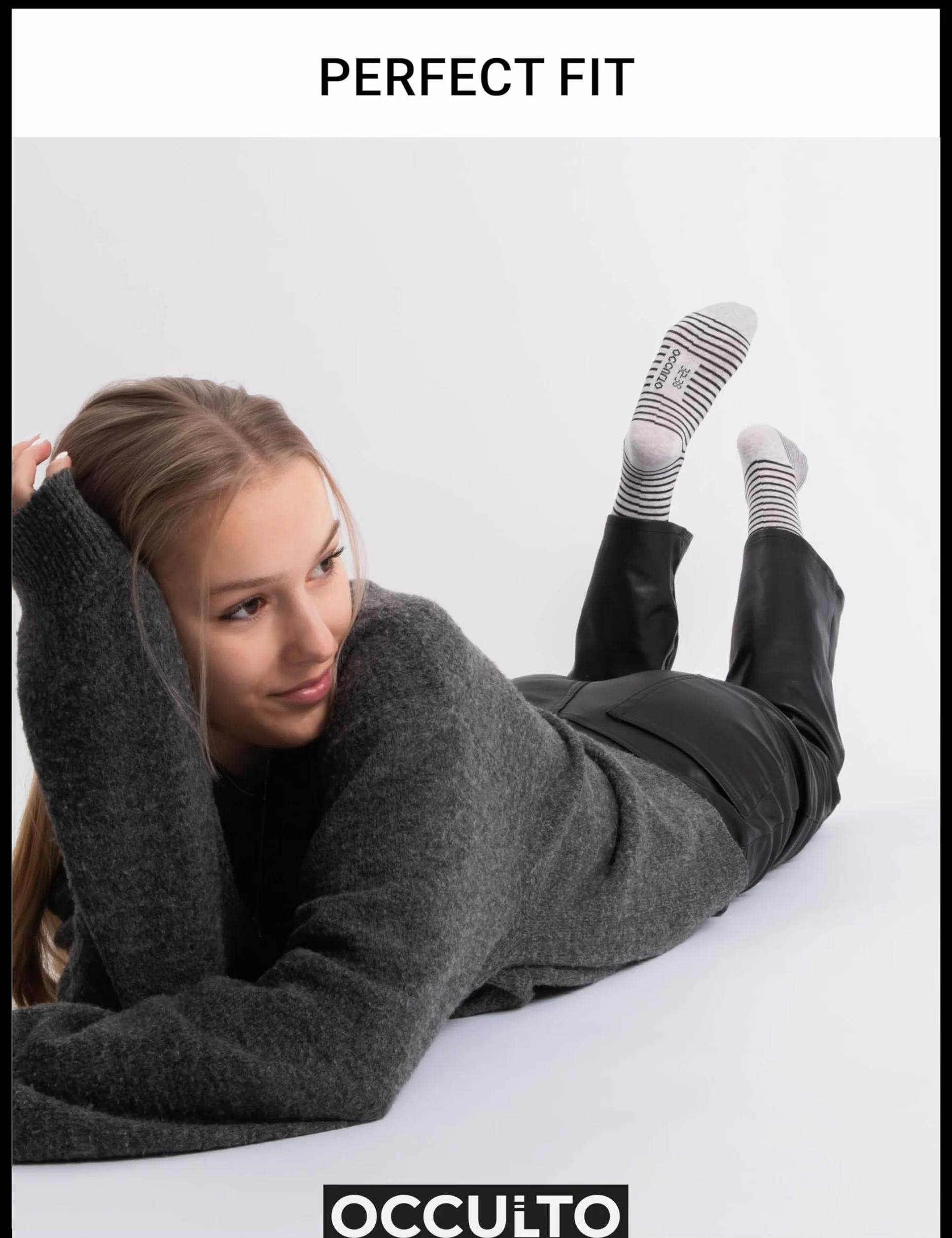Occulto wzorzyste skarpetki damski 10 pack (model: Michaela)