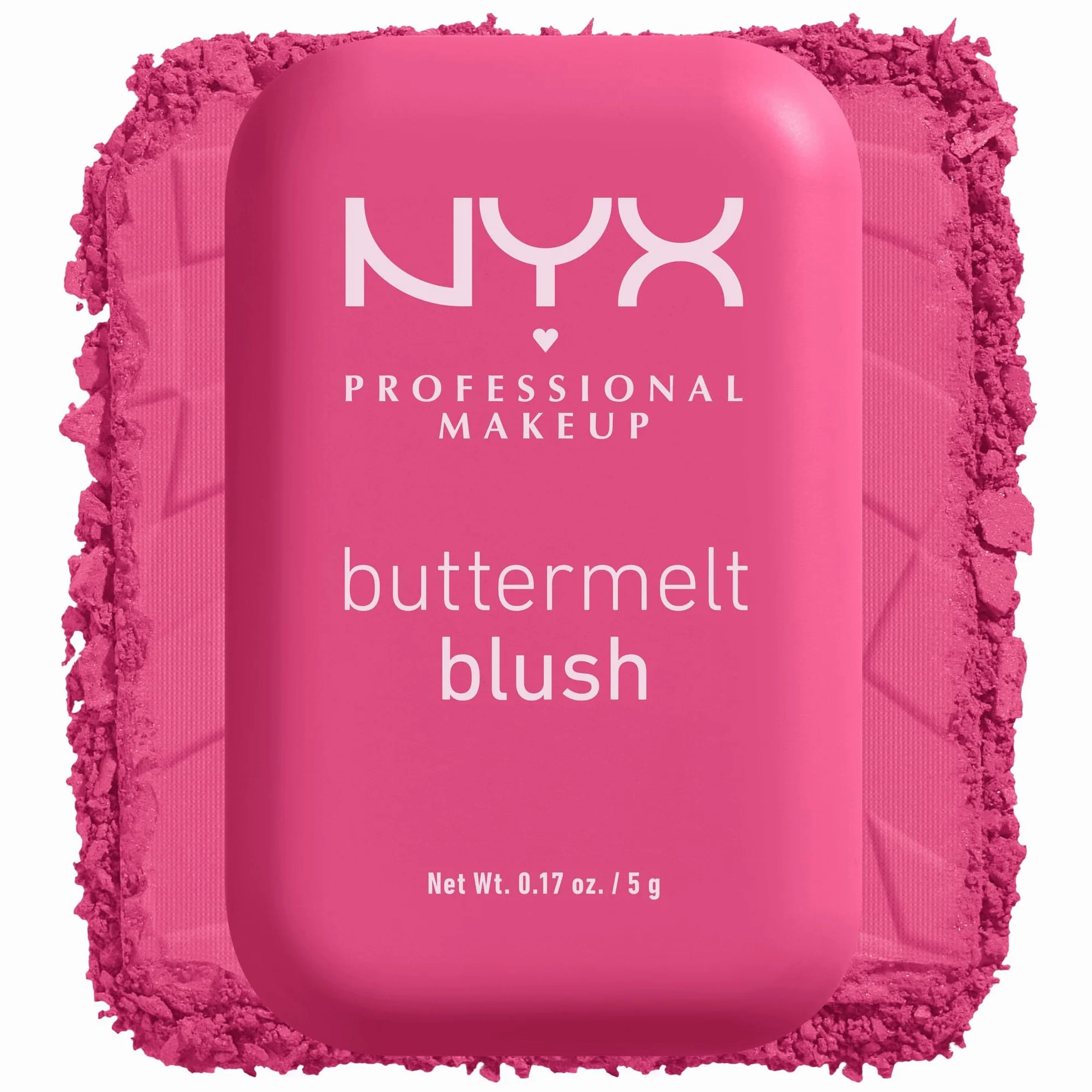 NYX Professional Makeup Buttermelt Blush, kremowa tekstura z masłem shea, masłem migdałowym i masłem mango, łatwy do wymieszania, zapewnia świeży wygląd, kolor: Butta with Time