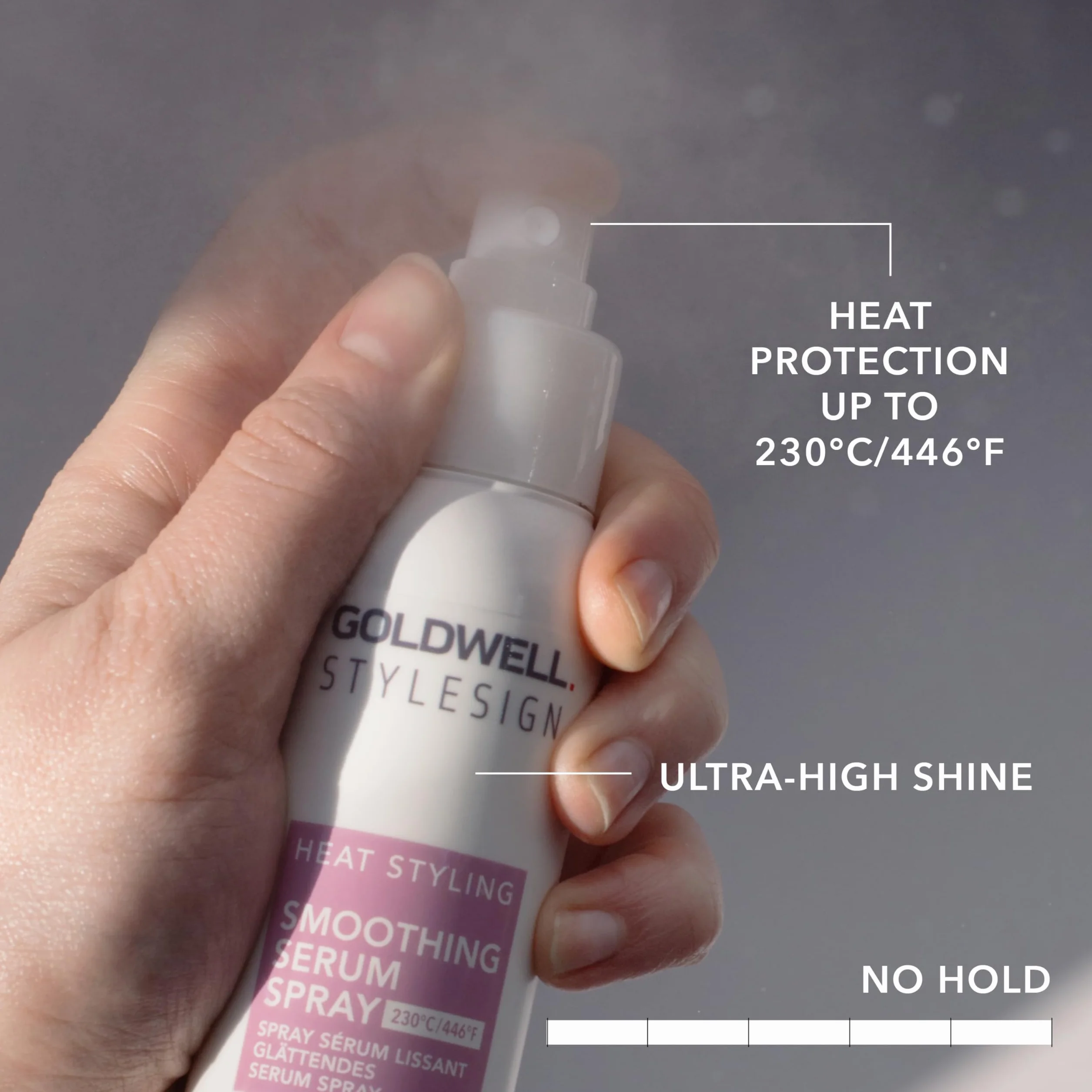 GOLDWELL STYLESIGN HEAT Serum wygładzające do prostowania włosów 100ml