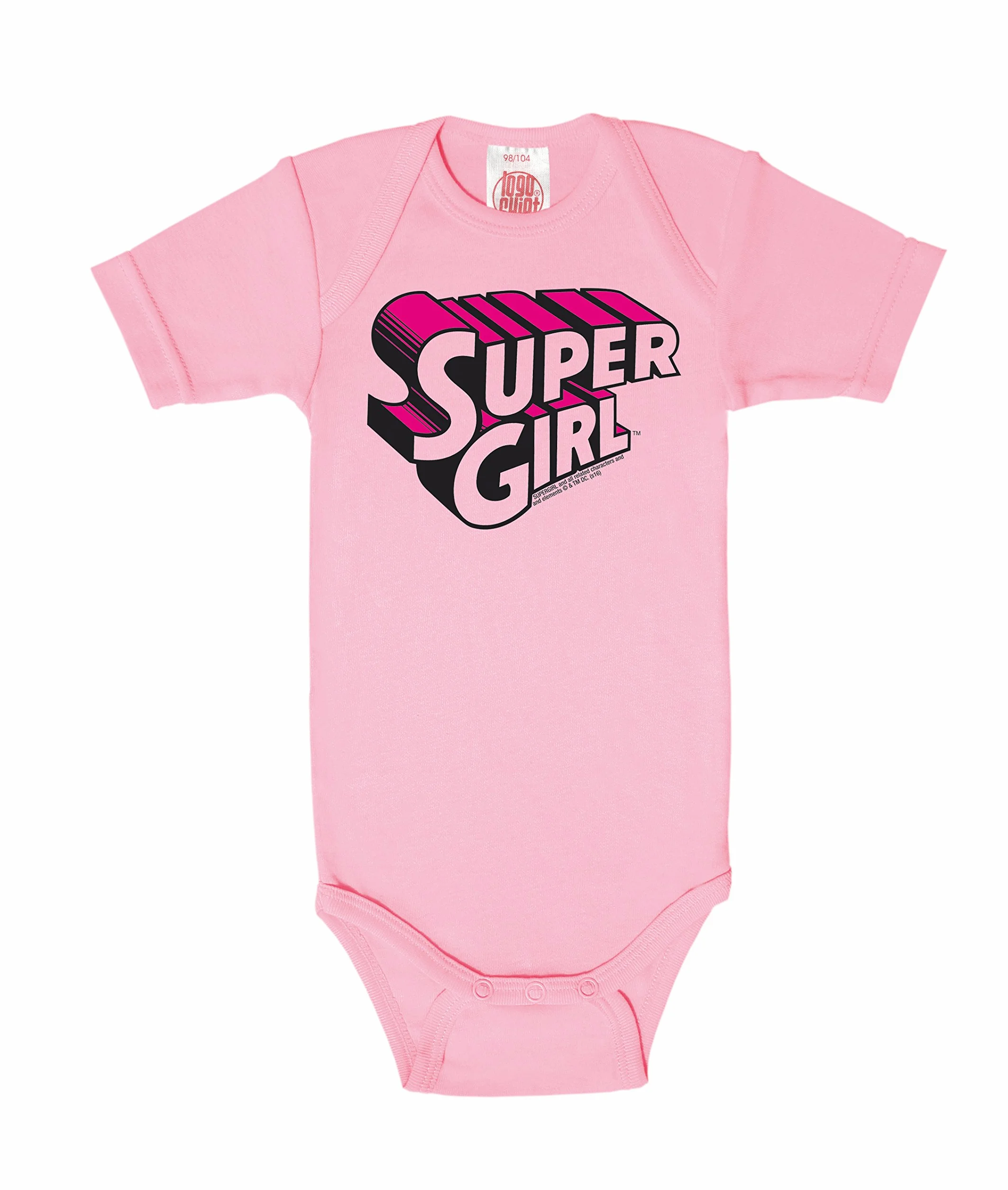 Logoshirt® DC Comics I Superman I Supergirl I Body niemowlęce I Dla chłopców i dziewczynek I Z krótkim rękawem I Z nadrukiem I Licencjonowany design