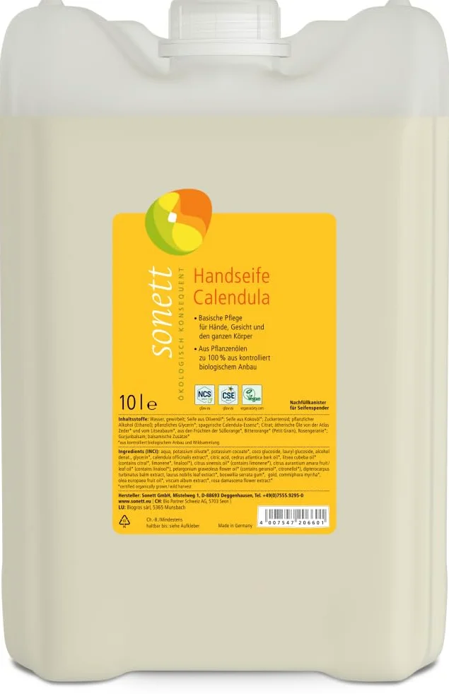 Sonett Mydło do rąk Calendula, 10 litrów