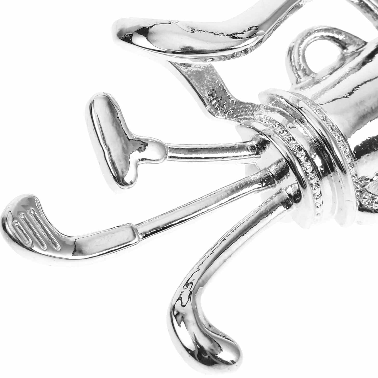 Rhinestone Golf Brooch Pin Unisex Lapel Pin Elegant Golf Themed Fashion Accessory for Suits Dresses And Everyday Wear
