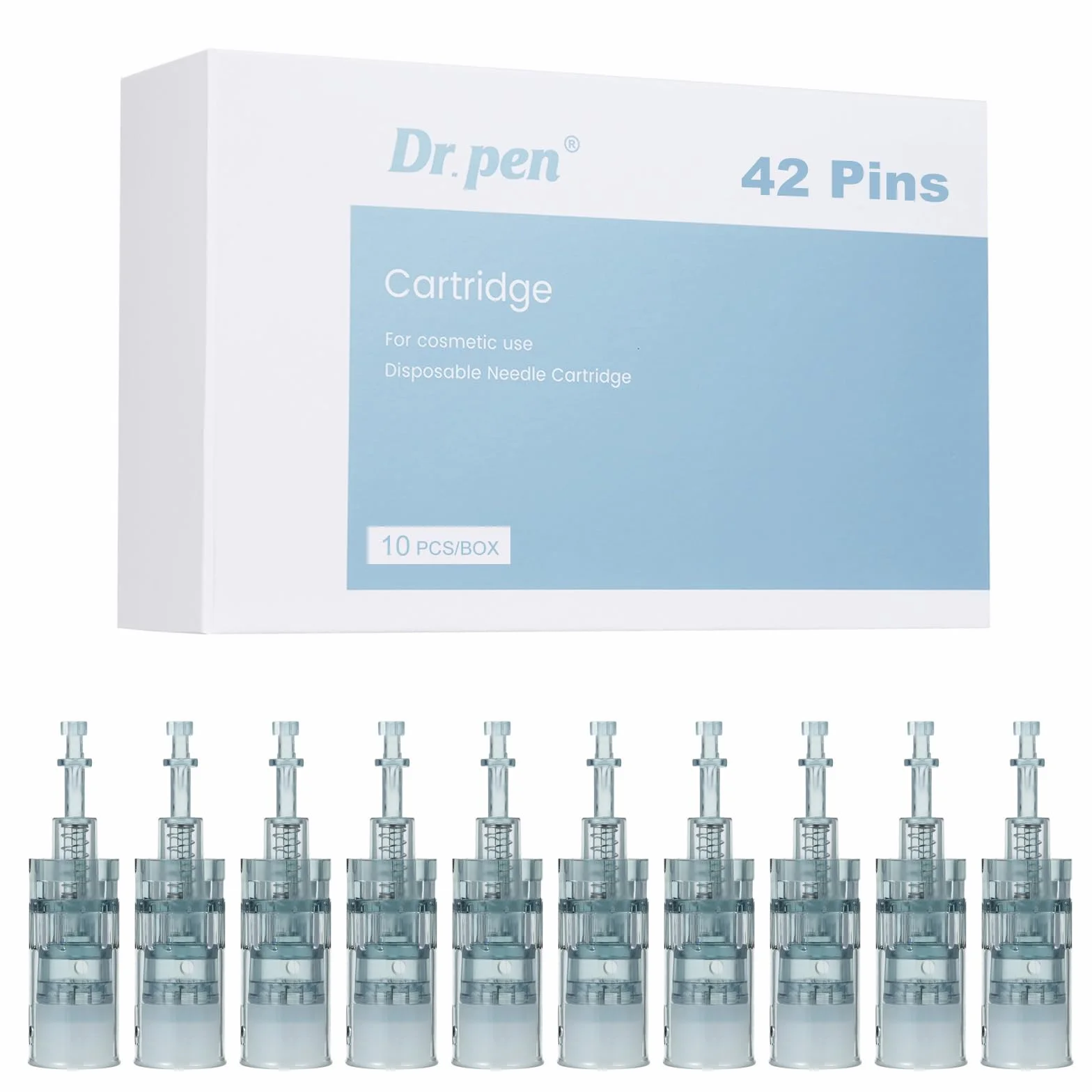 Dr. pen Ultima M8/M7S kartridże 42 piny 10 sztuk do blizn potrądzikowych
