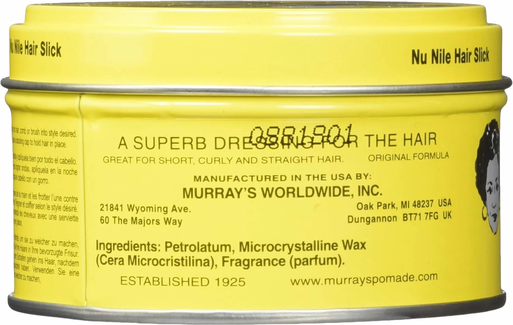 Nu Nile Hair Slick Dressing 85 ml