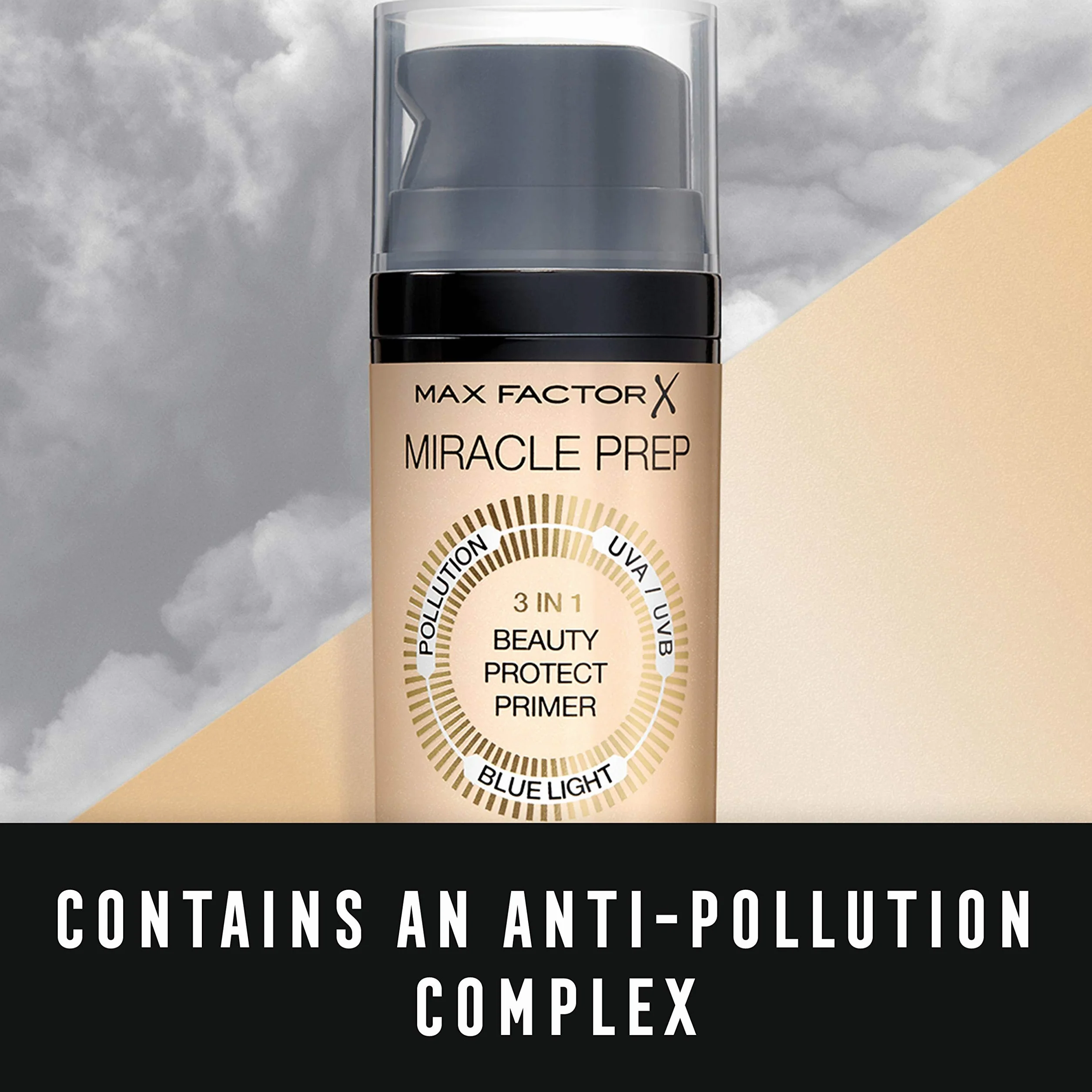 Max Factor Miracle Prep 3 w 1 Beauty Protect Primer, z SPF i chroni przed promieniowaniem UVA/UVB, 32 g