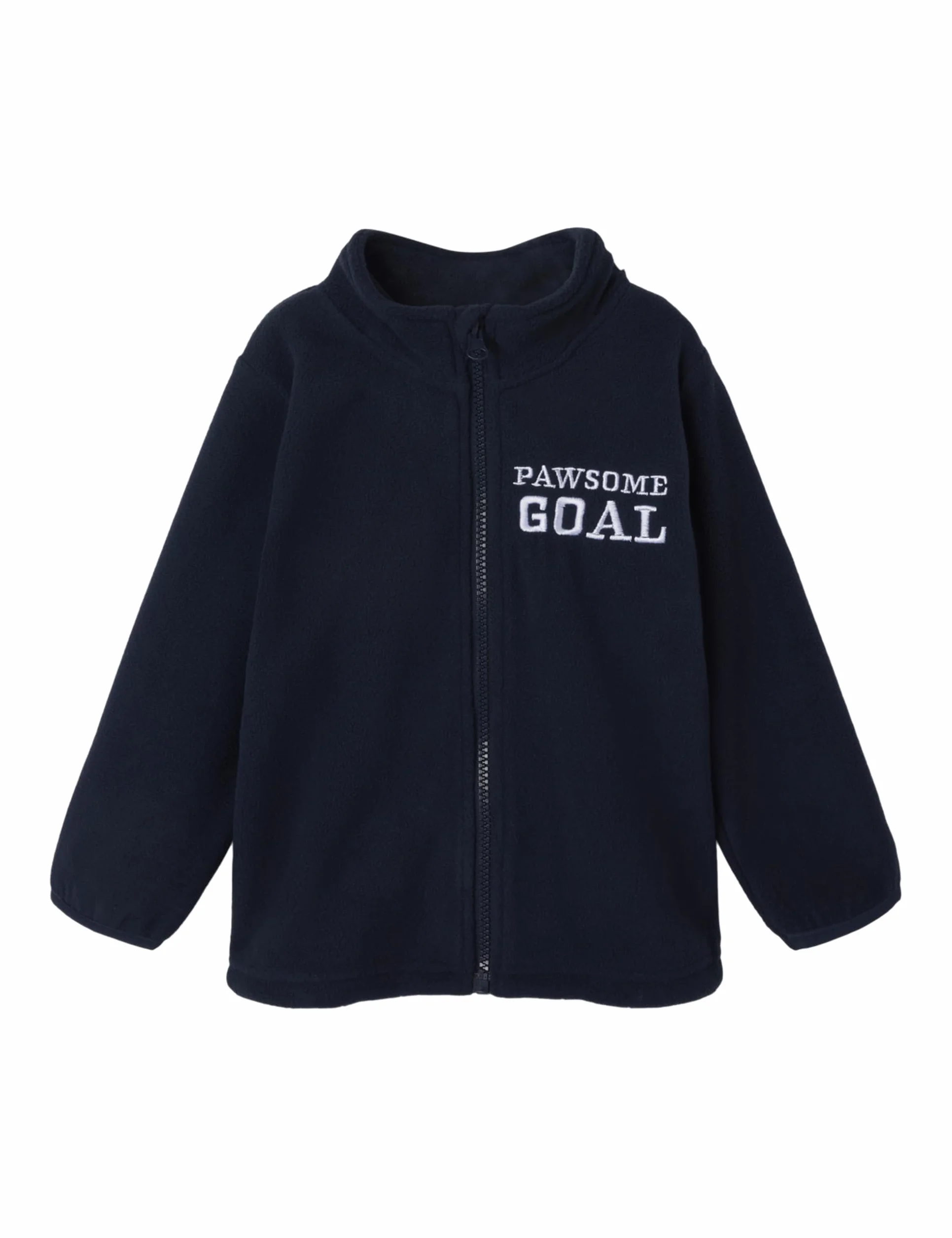 NAME IT Chłopięcy Nmmjohan Psi Fleece W Zip Cplg, granatowy blezer, 104