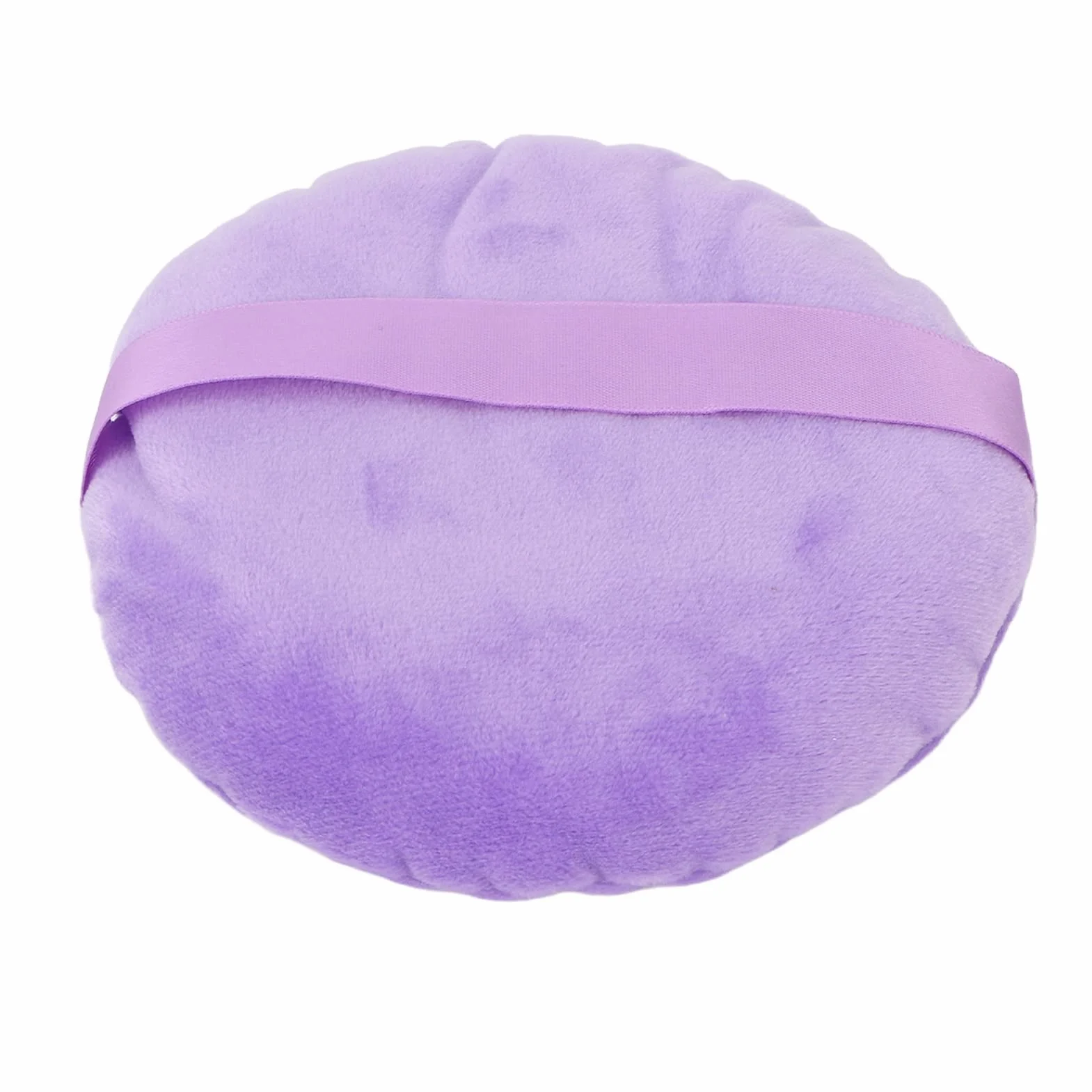 Puder do Pudru, NadająCy Się do Prania MięKki Puch łabęDzi Ultra duży OkrąGły Puder Sypki do PodkłAdu w PłYnie, Kremu, Pudru, Korektora, Stosowania na Mokro i na Sucho (Fioletowy)
