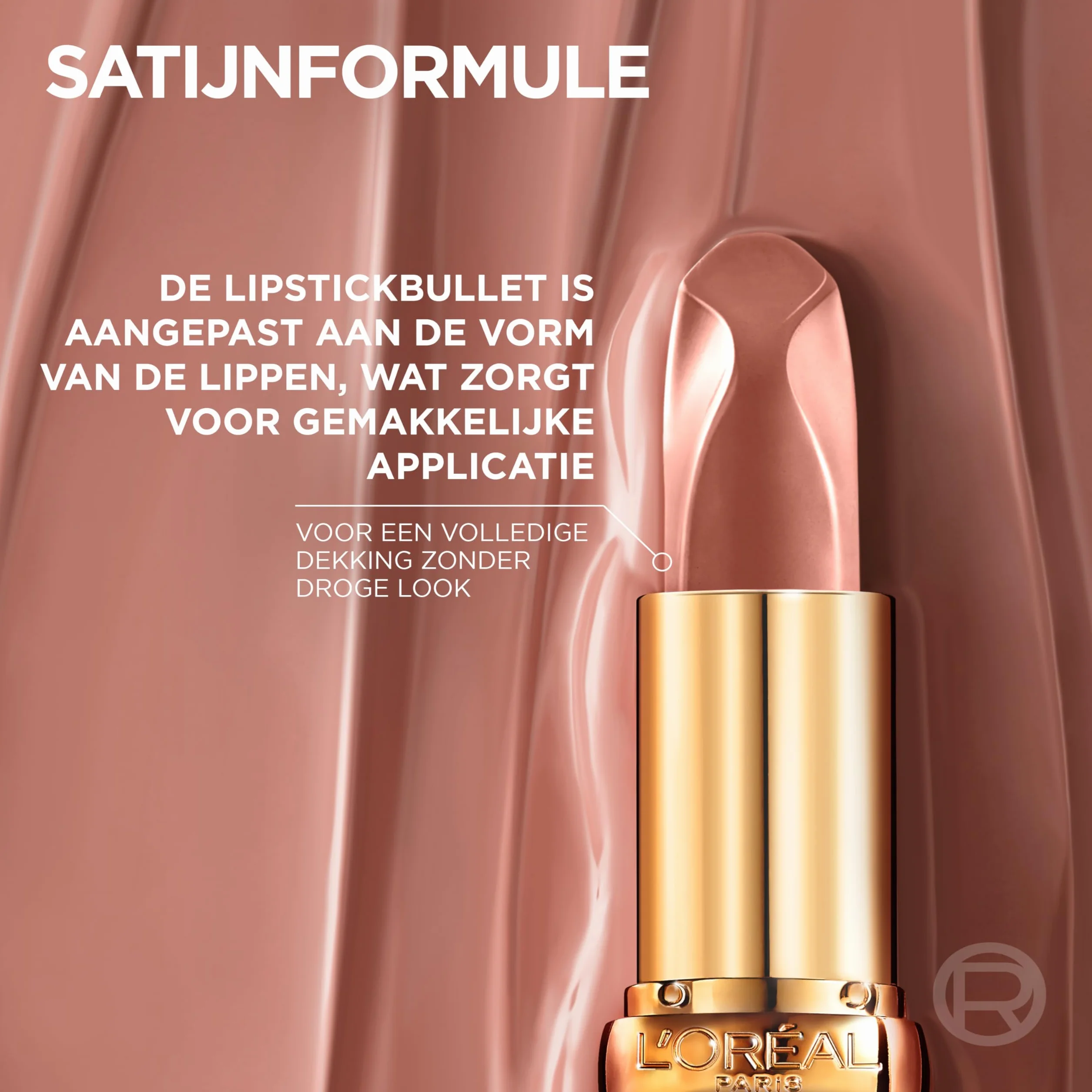 L'Oréal Paris Pomadka do ust zapewnia jedwabiste wykończenie i nawilżenie przez 12 godzin, 75% składników odżywczych, kolor satynowy nude, kolor: 635 Worth It Medium, 4 g