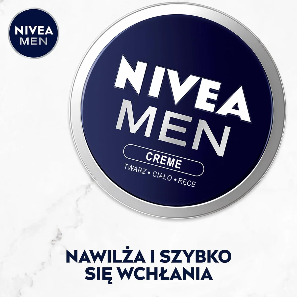 NIVEA MEN Men Creme Uniwersalny nawilżający krem do twarzy, ciała i rąk dla mężczyzn, 150 ml