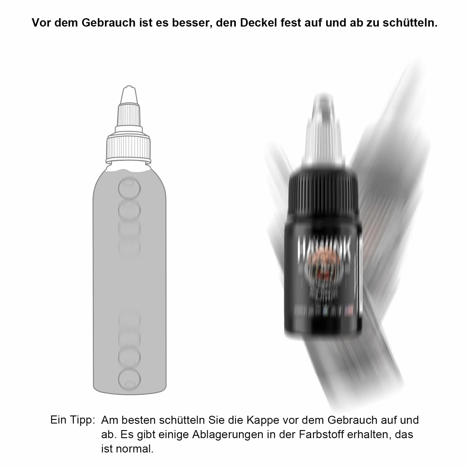 HAWINK Black Tattoo Ink Professional 1/56.7 g (15 ml) tusz do tatuażu czysty czarny TI203-15-001