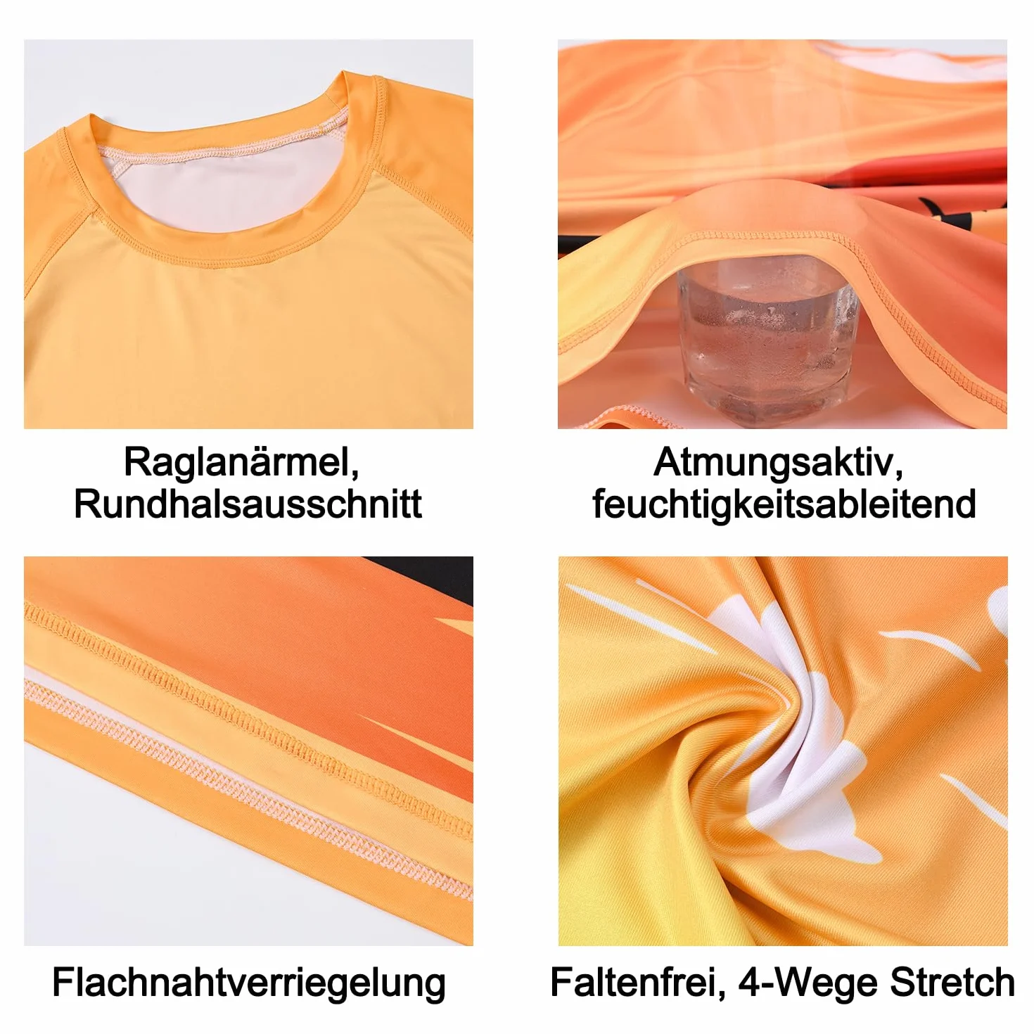 Huayuzh Rashguard męska koszulka UV do pływania