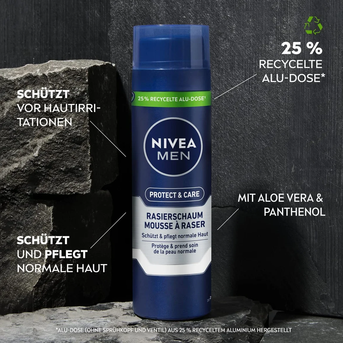 NIVEA MEN Pianka do Golenia Ochrona+