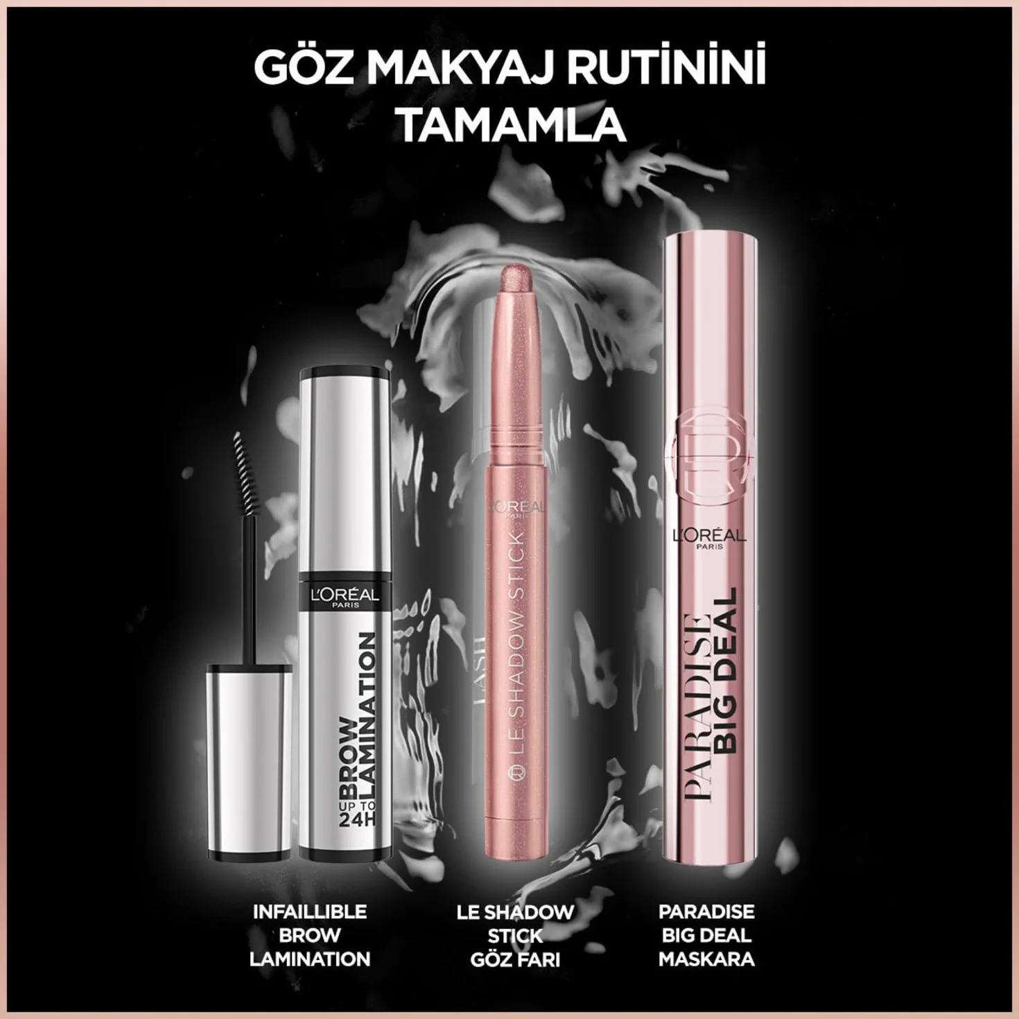 L'Oréal Paris Cienie do powiek w praktycznym formacie pisaka, błyszczące wykończenie, długotrwała tekstura żelowa, Le Shadow Stick by Paradise, nr 115 Twinkly Rose, 1,4 g