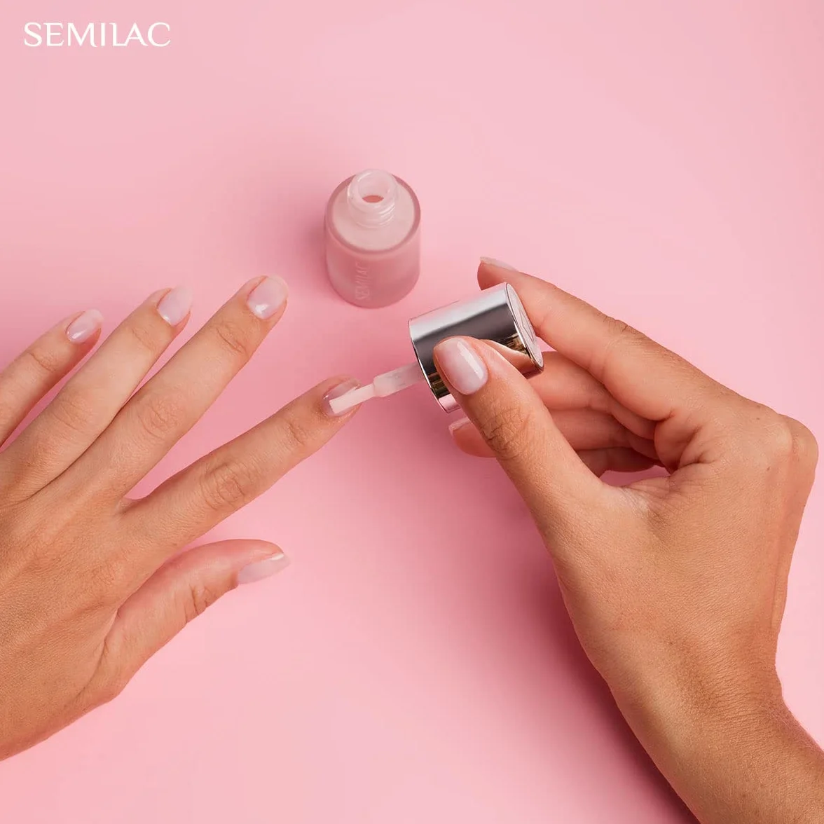 Semilac Odżywka Do Paznokci Łamliwych Z Przebarwieniami 5w1 Rose Care 7ml