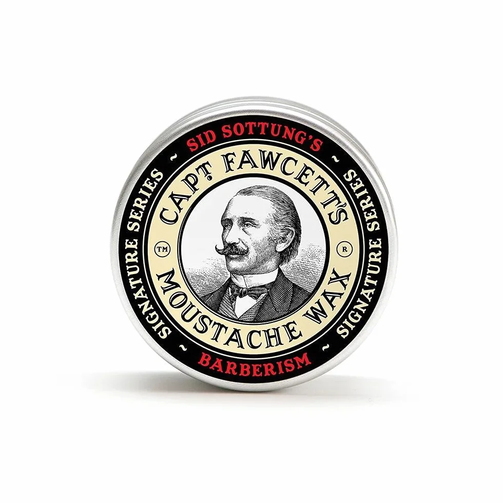 Captain Fawcett Sid Sottung The Signature Range Barberism Moustache Wax 15ml