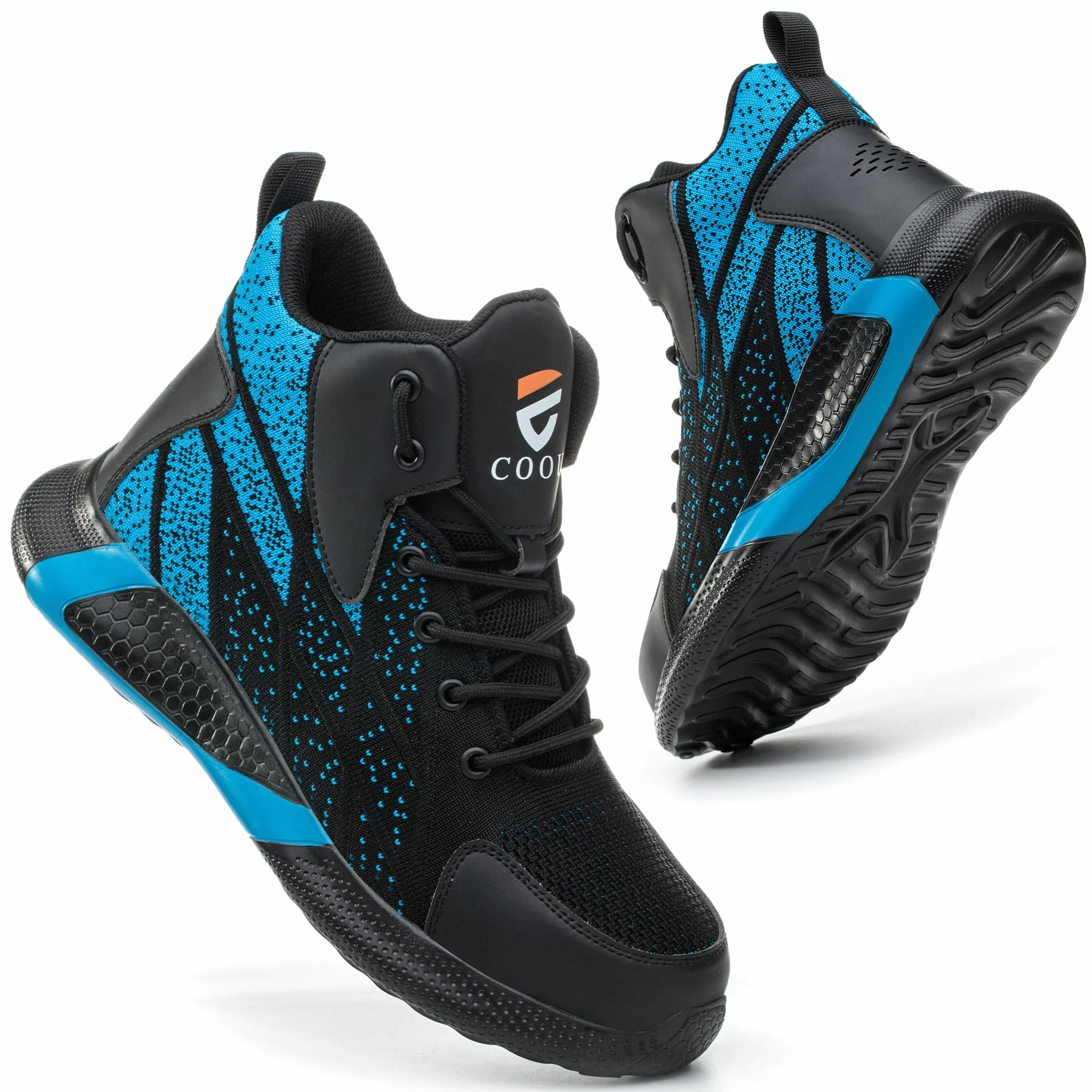 Buty ochronne dla mężczyzn wysokie buty robocze damskie wygodne lekkie stalowe palce oddychające buty ochronne