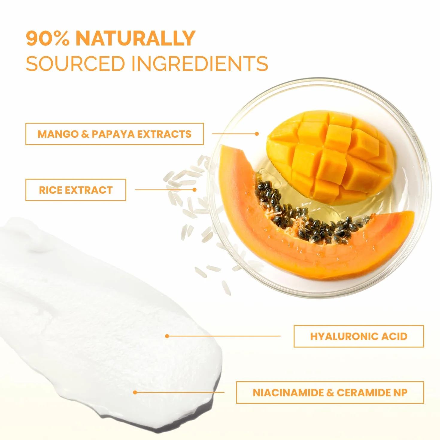 PLANTIFIQUE Balsam Oczyszczający do Demakijażu z Mango i Papai, Kwasem Hialuronowym i Ceramidem 40 g